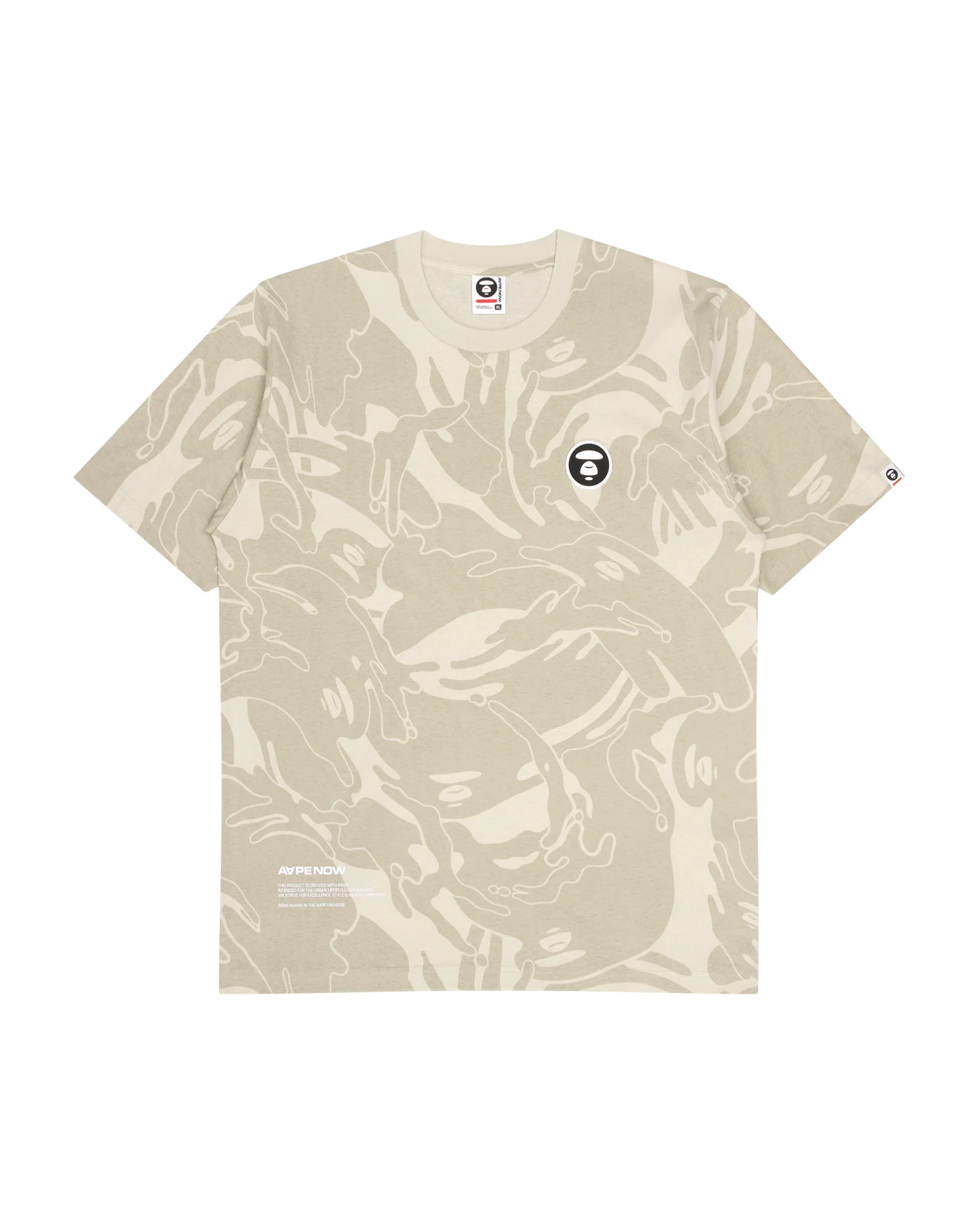 AAPENOW Moonface camo printed tee - Image 16