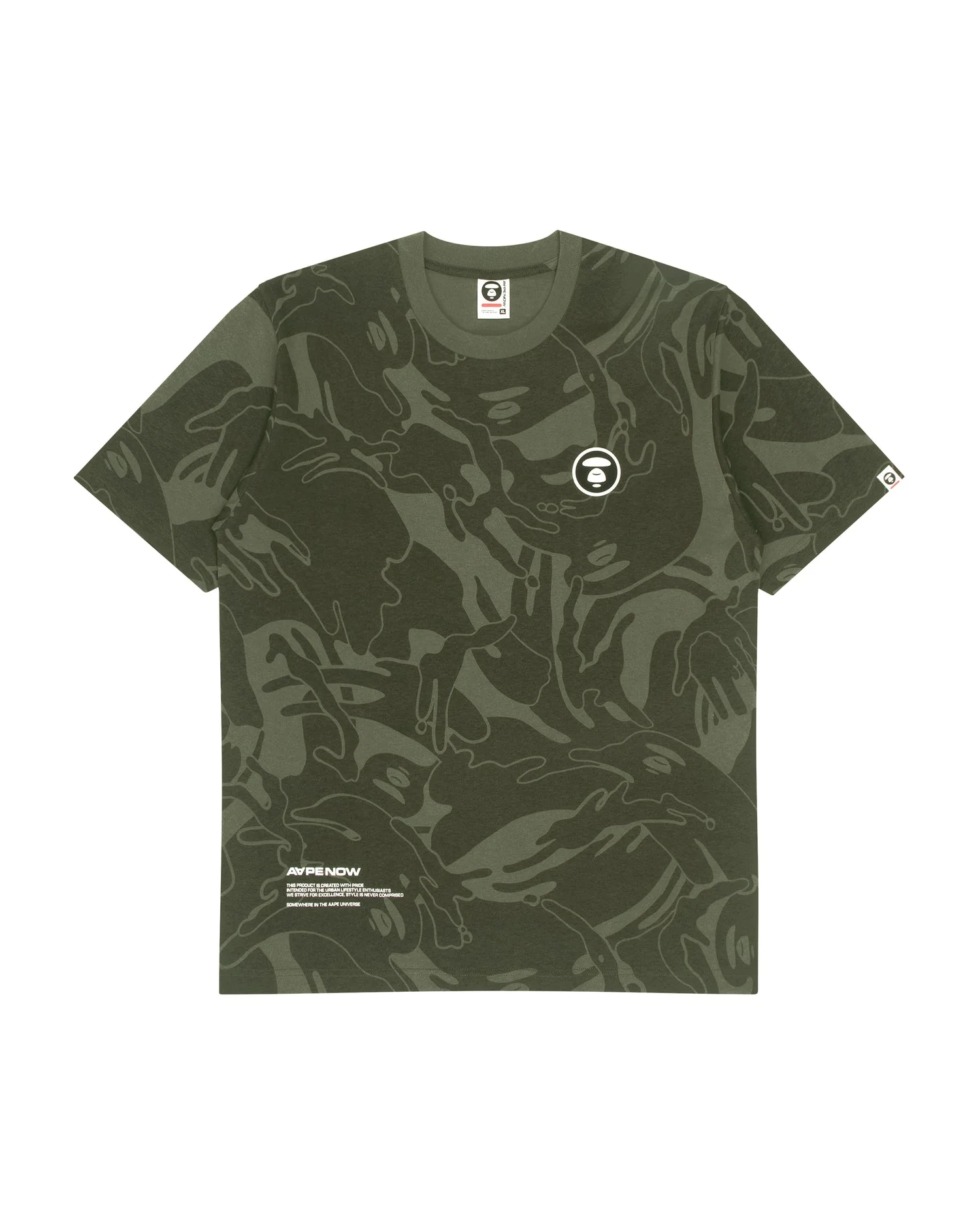 AAPENOW Moonface camo printed tee - Image 21