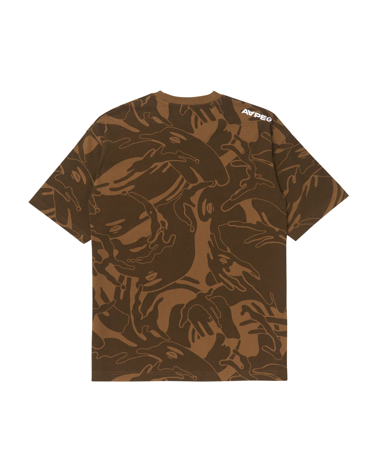 AAPENOW Moonface camo printed tee - Image 7