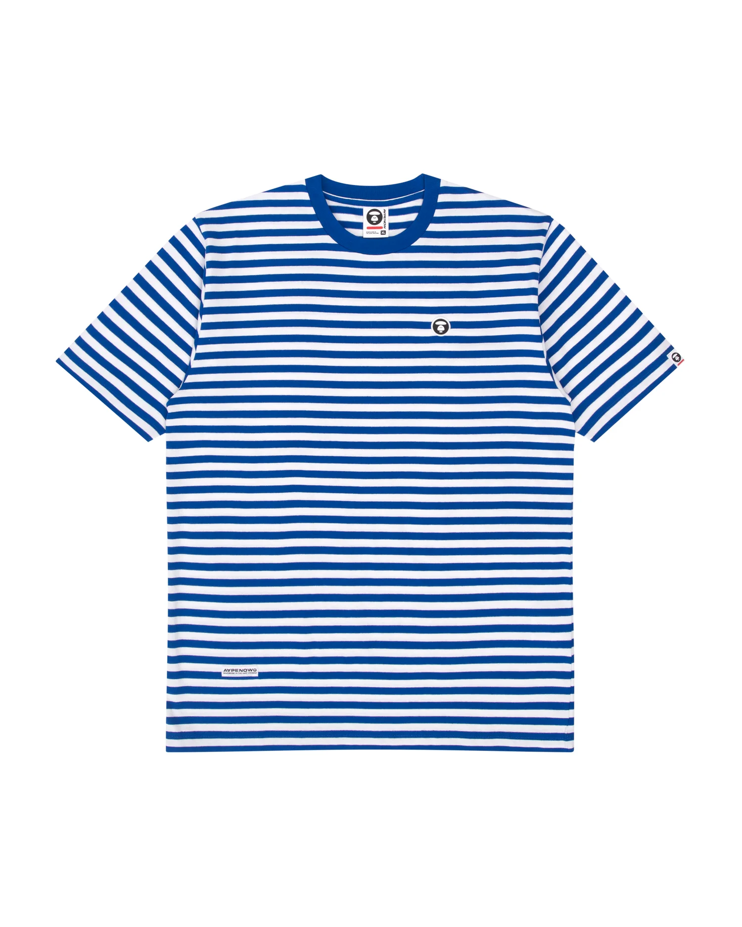 Moonface striped cotton tee - Image 11