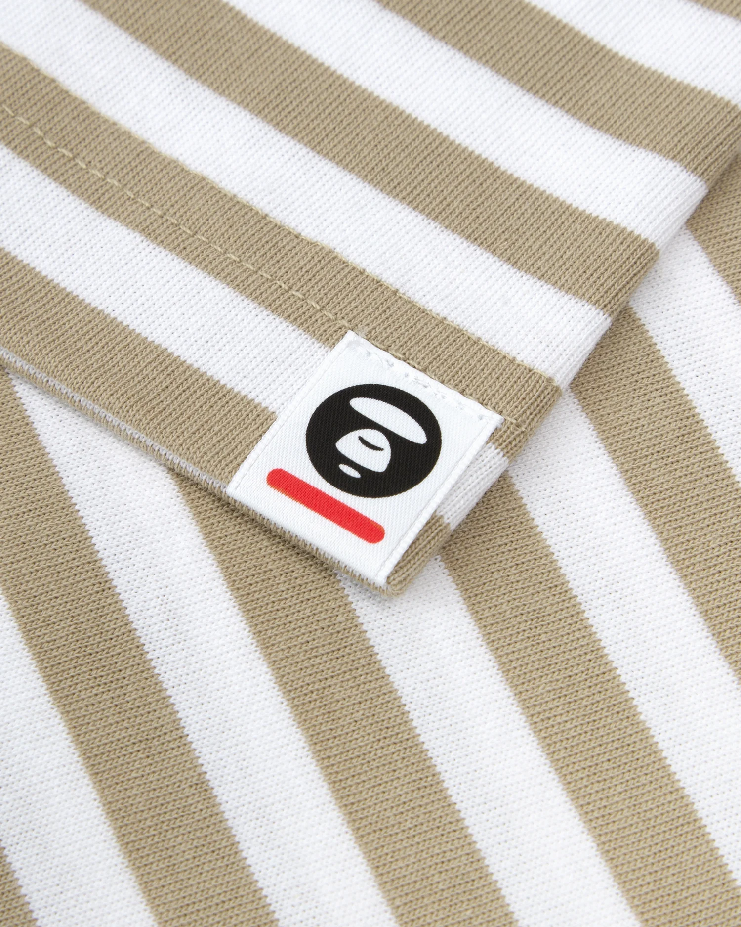 Moonface striped cotton tee - Image 5