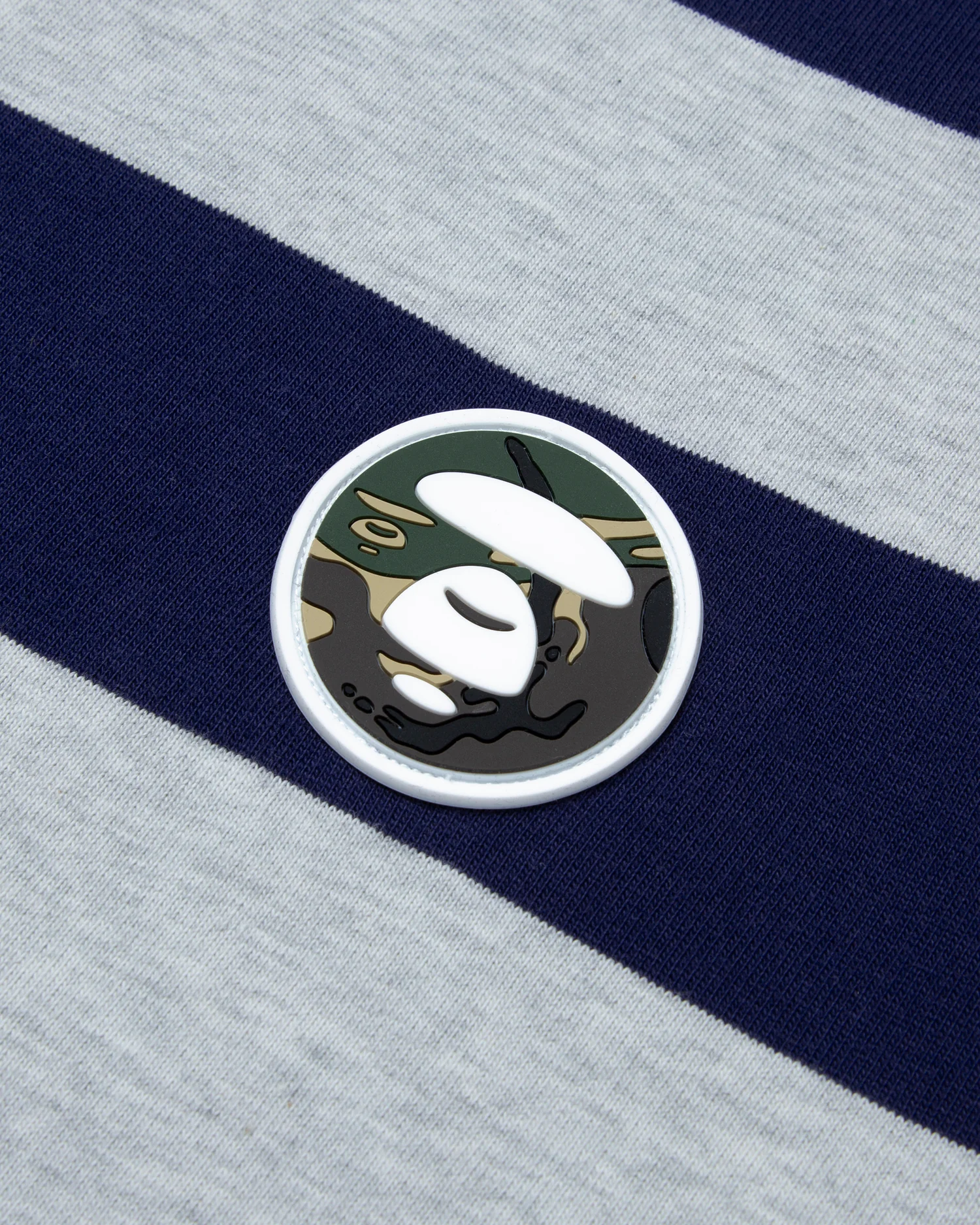 Moonface patch striped tee - Image 13