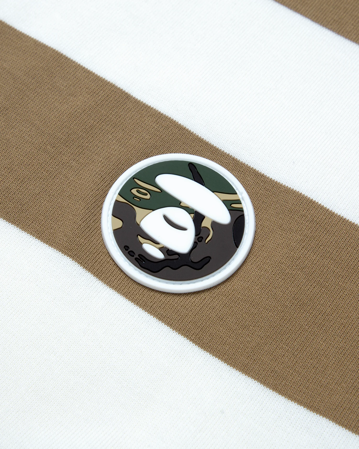 Moonface patch striped tee - Image 3