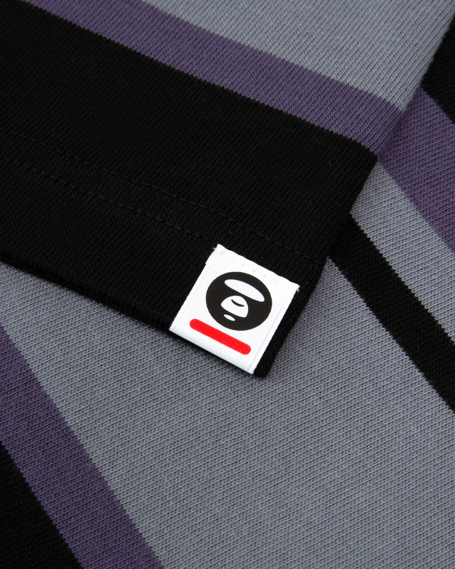 Moonface patch striped tee - Image 10