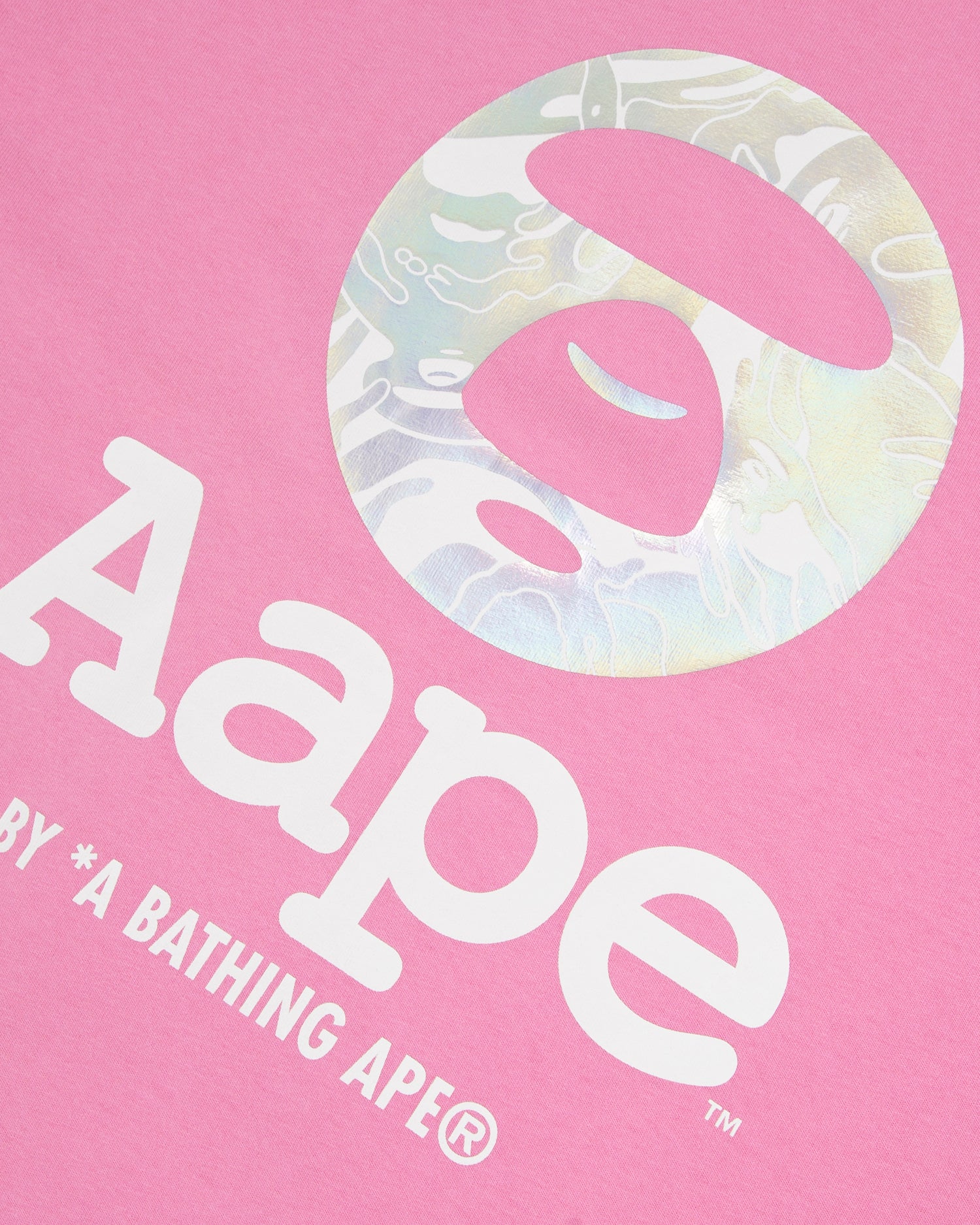 Moonface hologram logo tee - Image 8