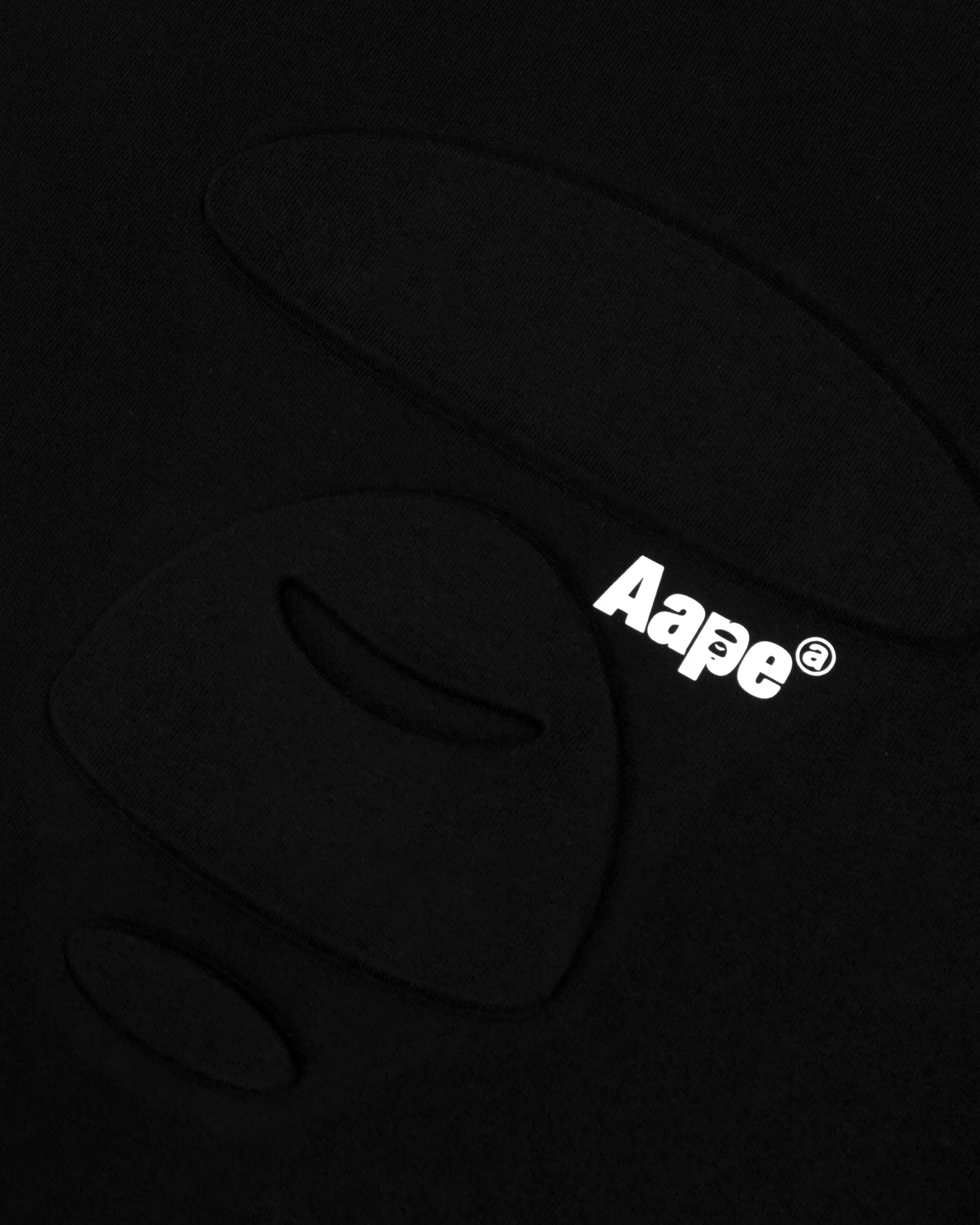 Moonface embossed cotton tee - Image 3