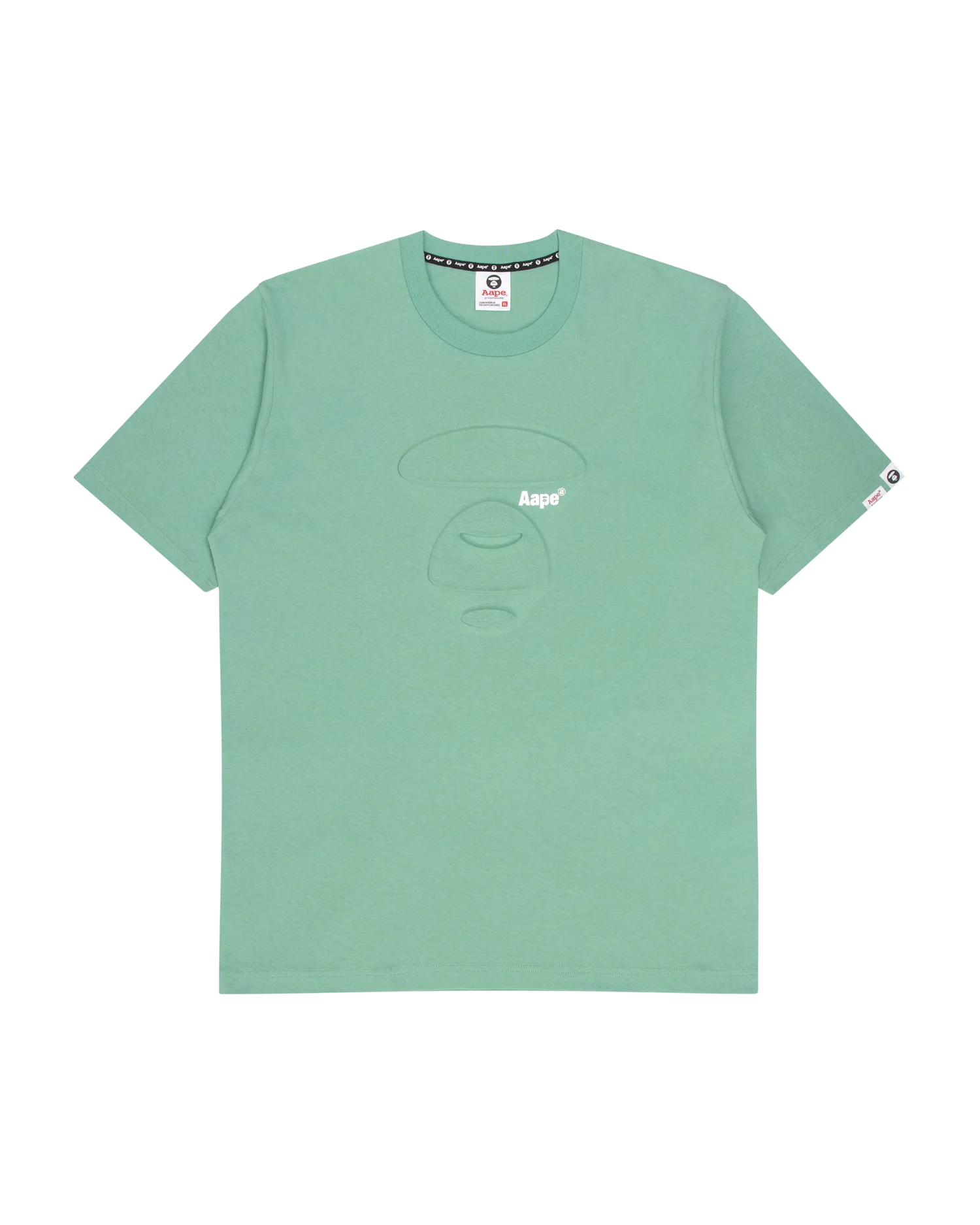 Moonface embossed cotton tee - Image 6