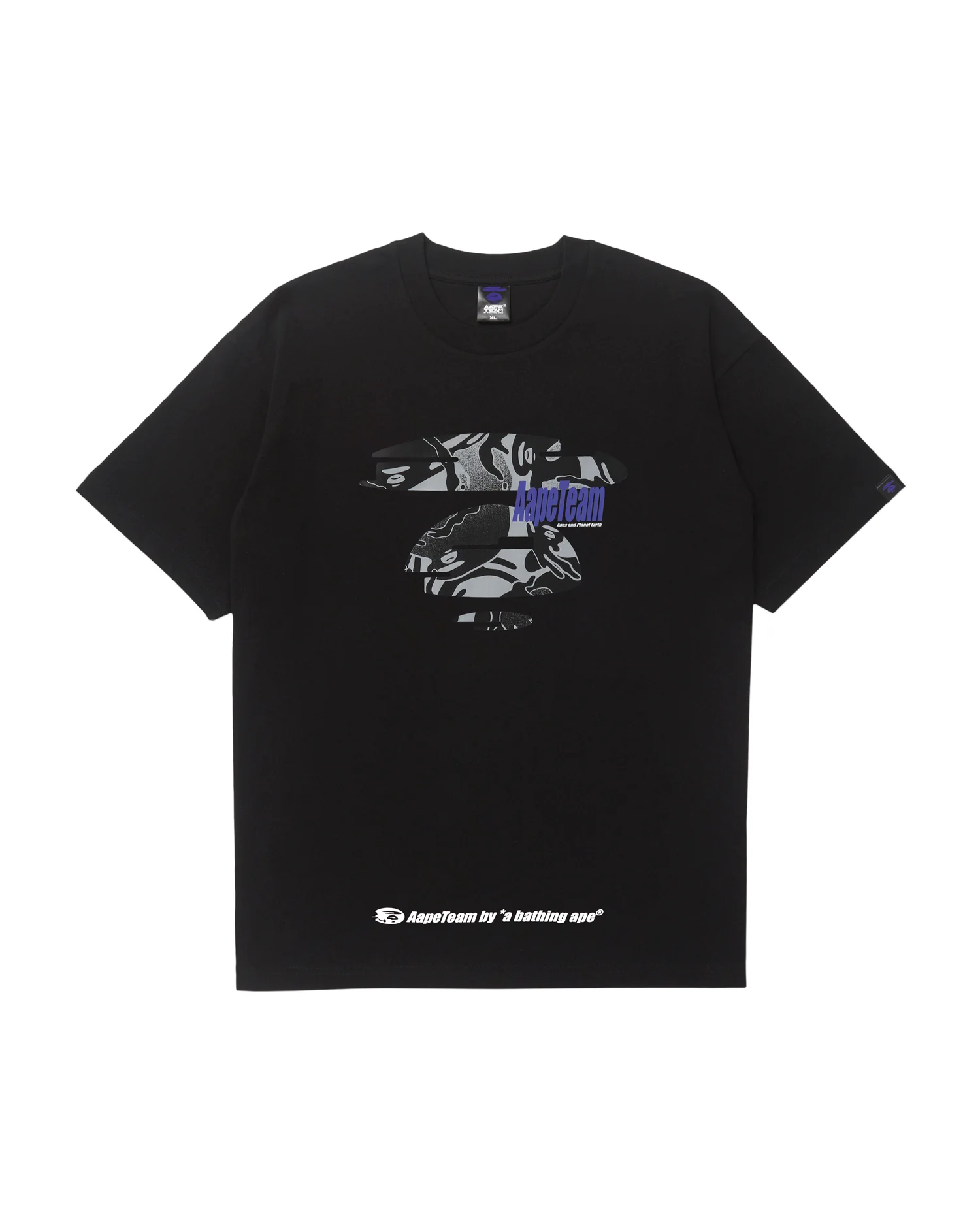 Moonface graphic printed tee