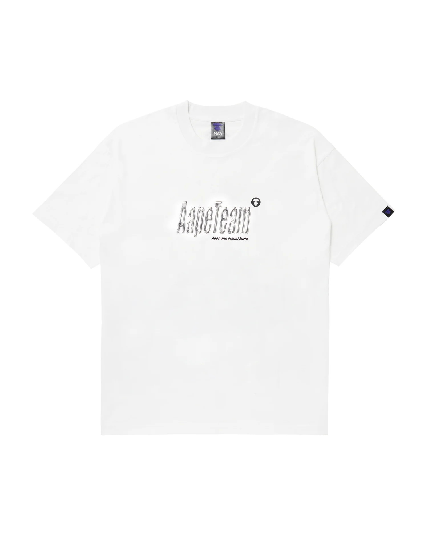 Moonface embossed logo tee