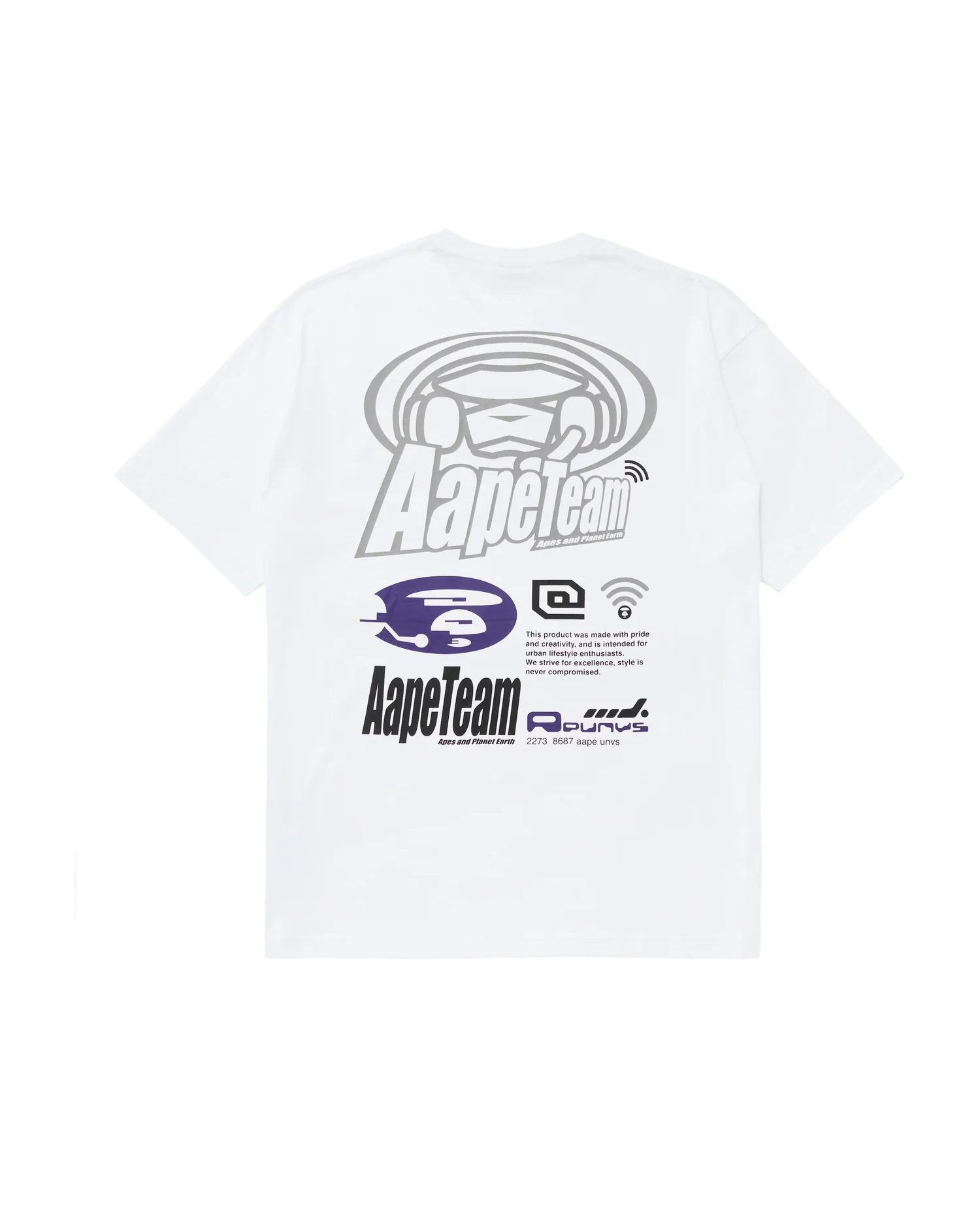 Moonface embossed logo tee - Image 2