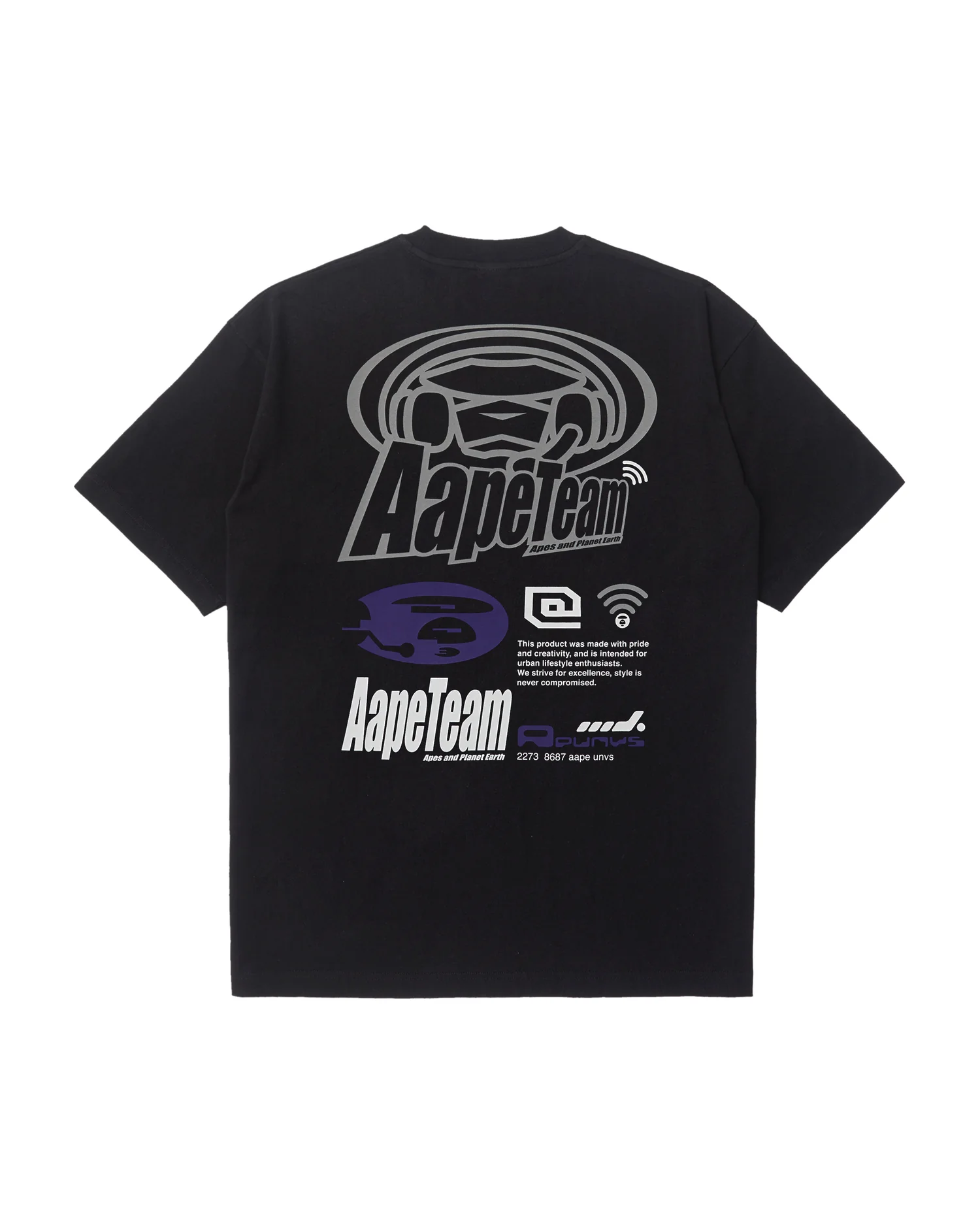 Moonface embossed logo tee - Image 7