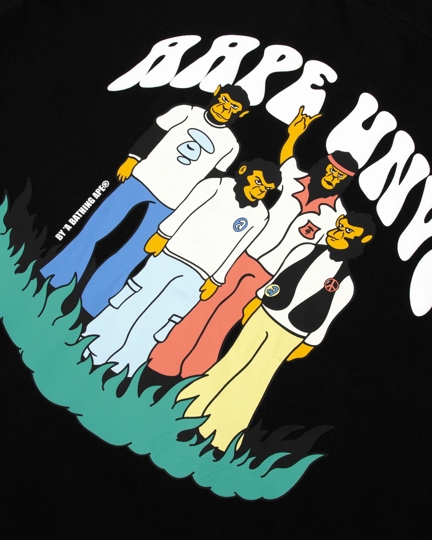 Moonface graphic printed tee - Image 4