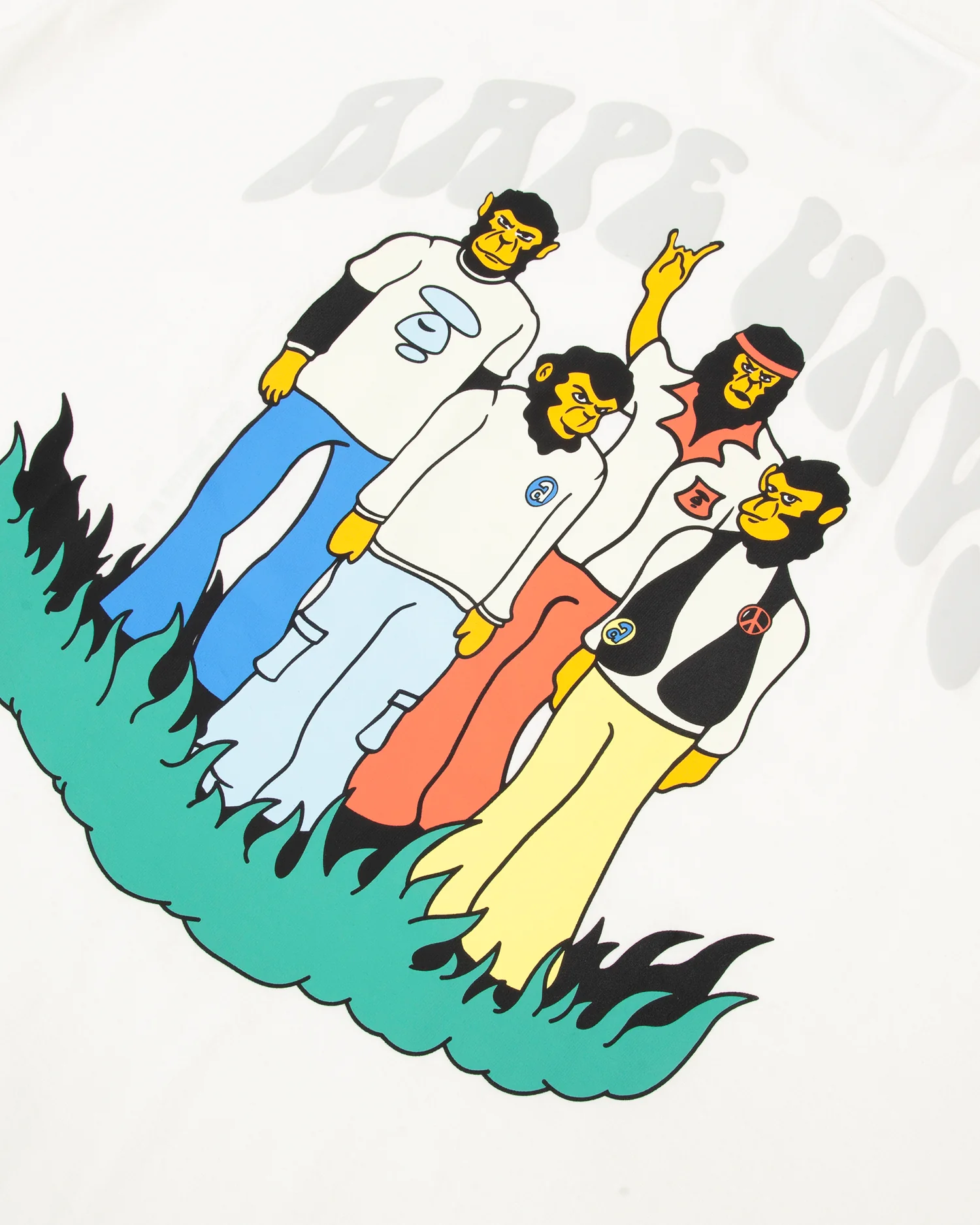 Moonface graphic printed tee - Image 9