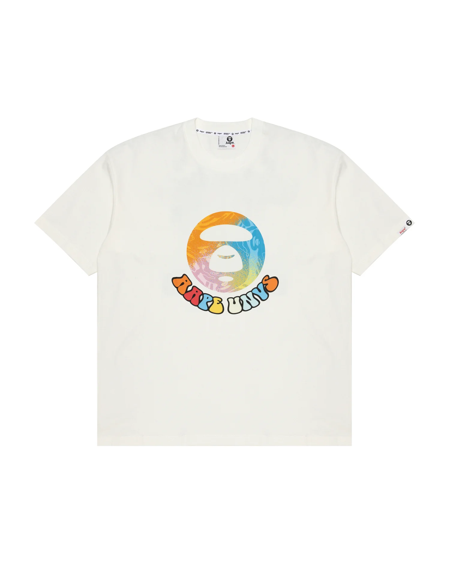Moonface graphic printed tee