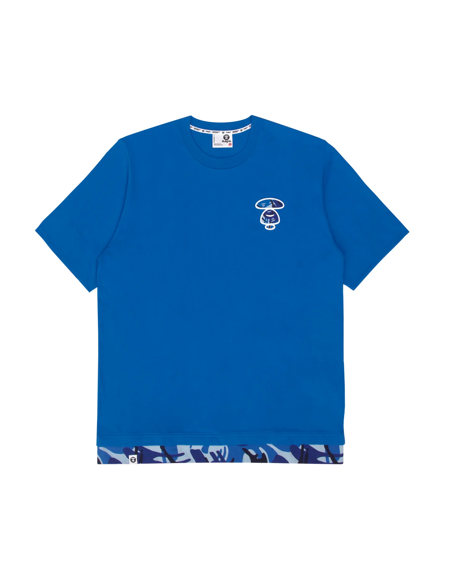 Moonface camo layered hem tee - Image 6