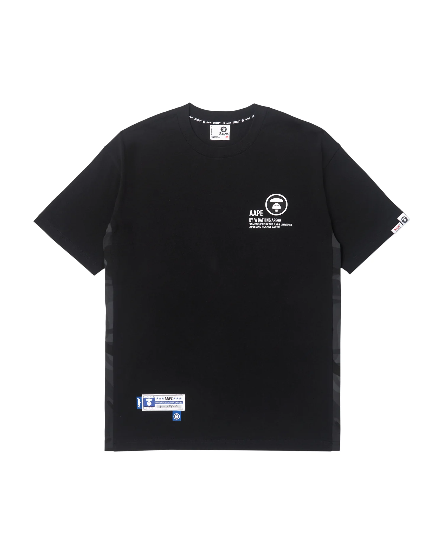 Moonface patch graphic tee