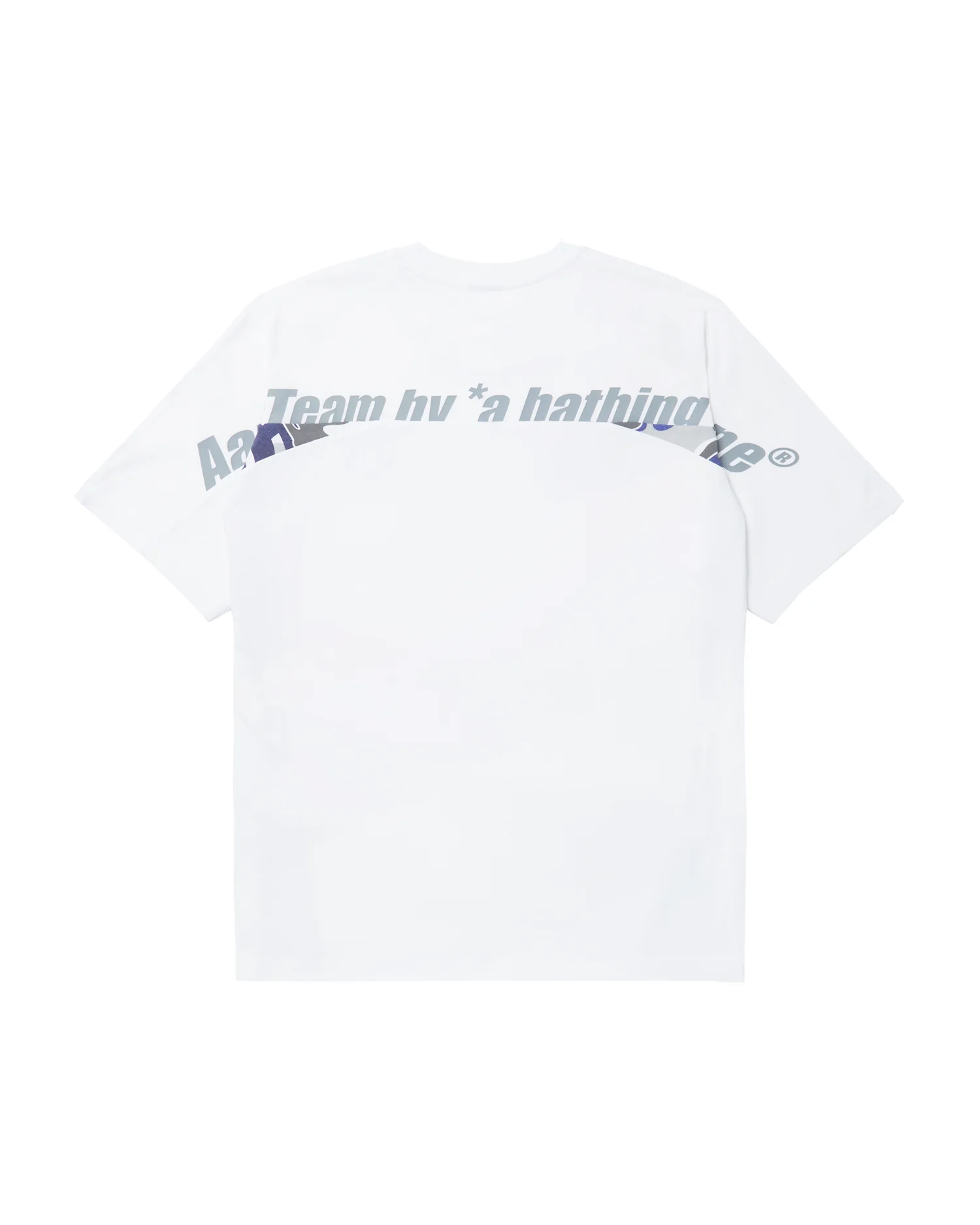Moonface embroidered camo panelled tee - Image 2