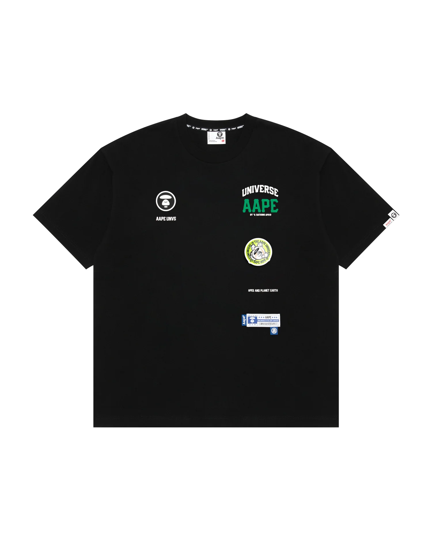 Moonface patch logo tee