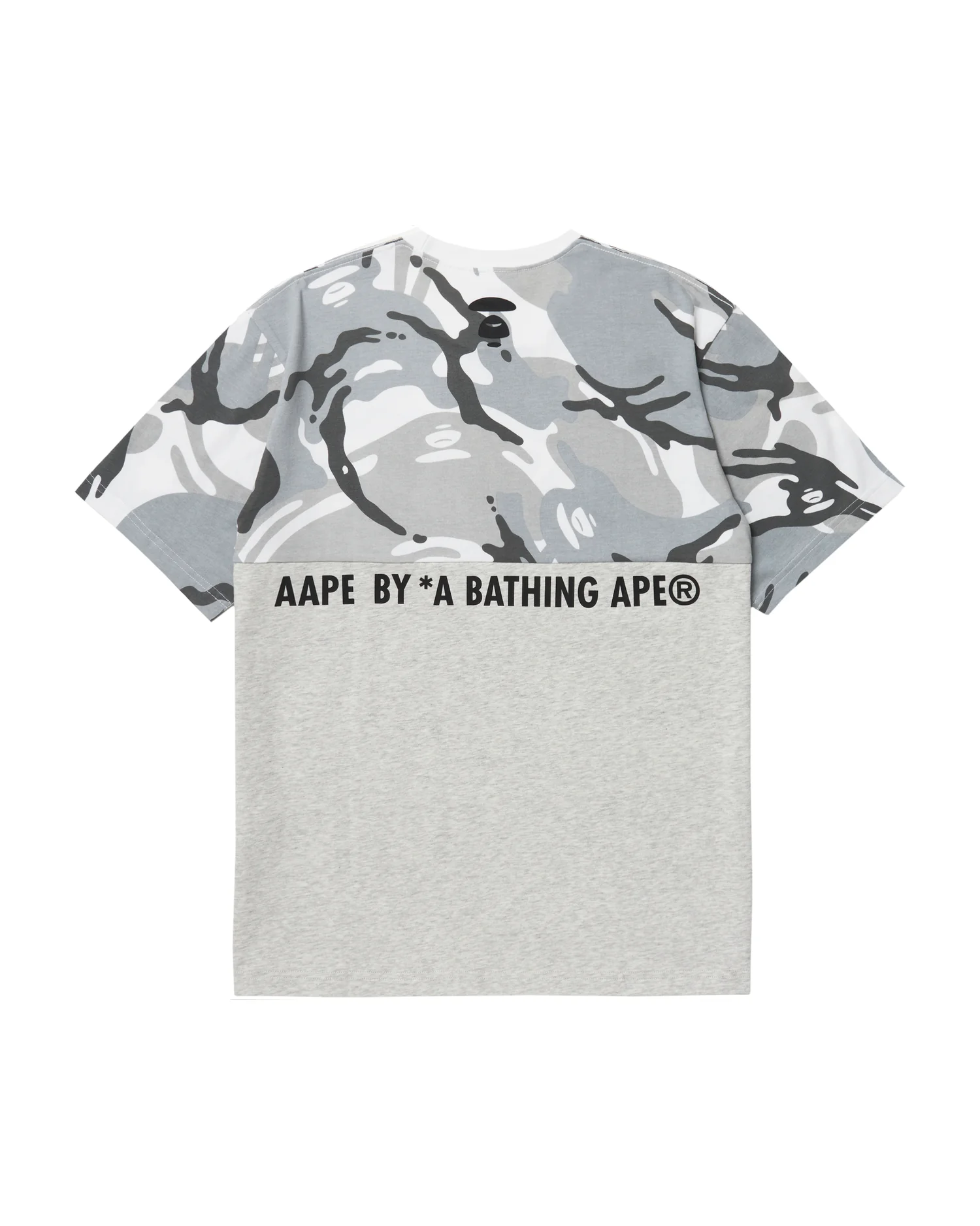 Moonface patch panelled tee - Image 2