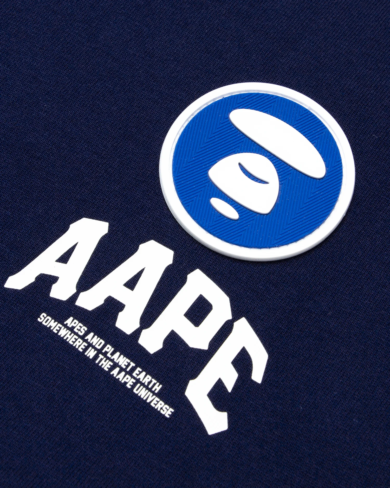 Moonface patch panelled tee - Image 3