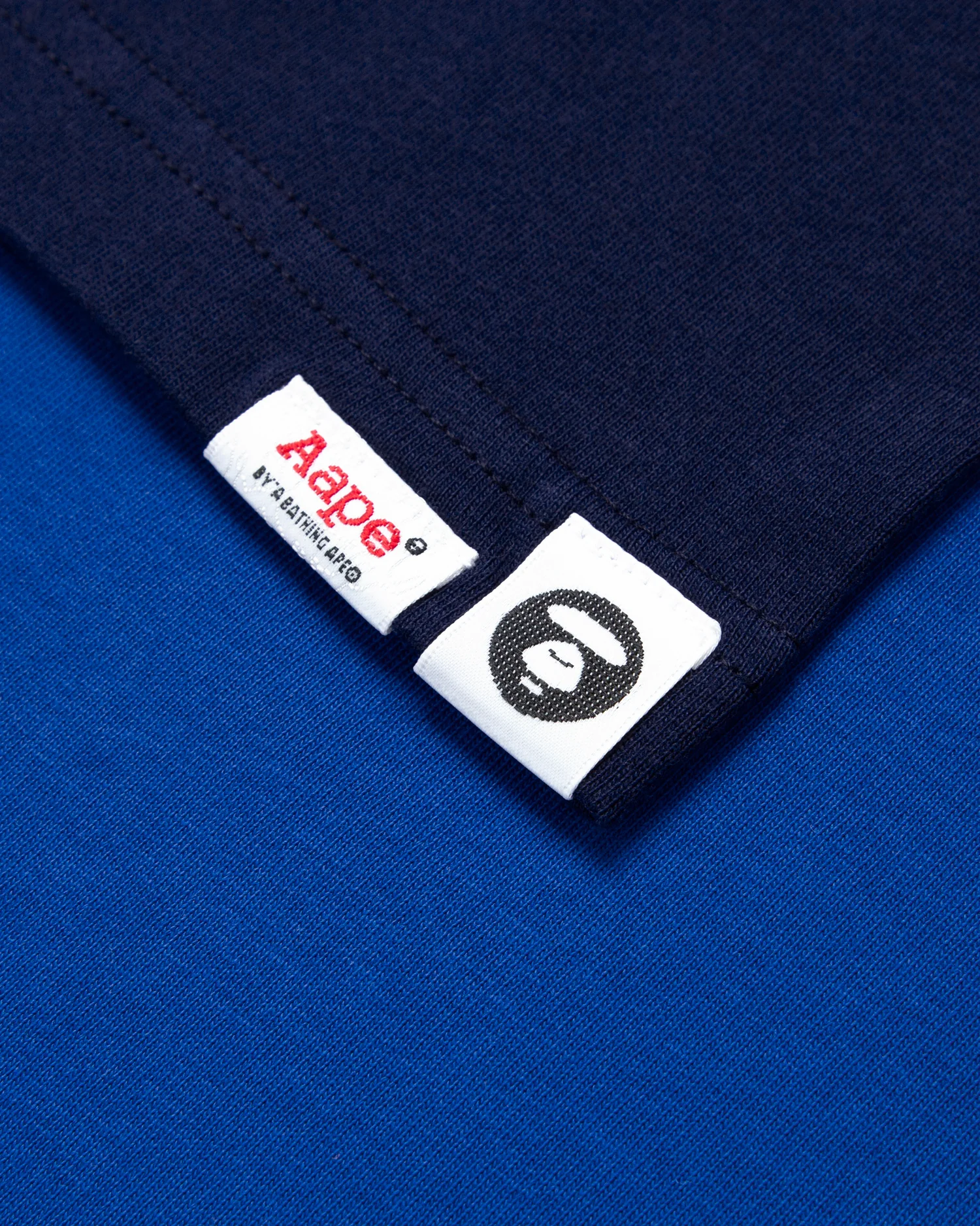 Moonface patch panelled tee - Image 5