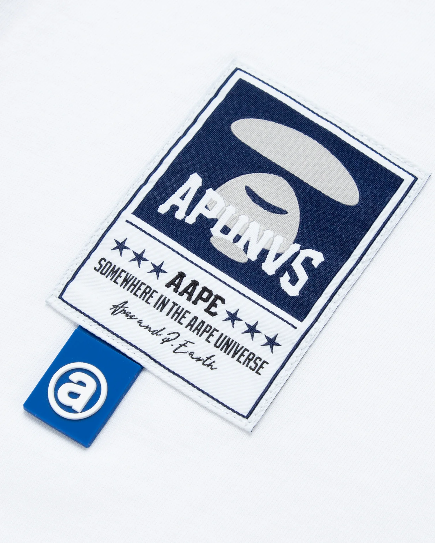 Moonface patch panelled tee - Image 4
