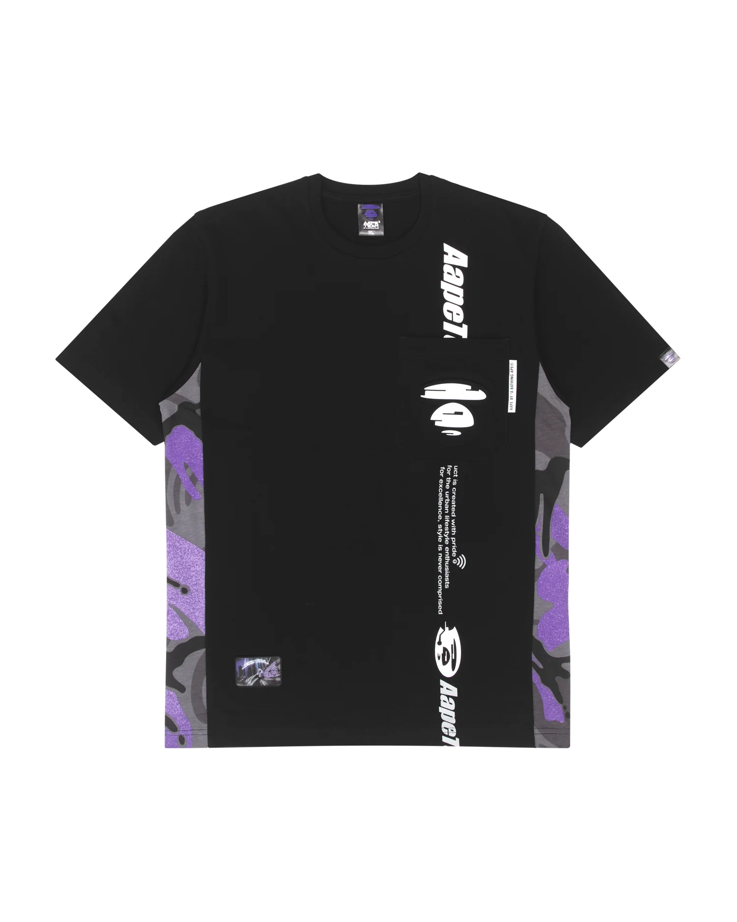 Moonface chest pocket tee - Image 6