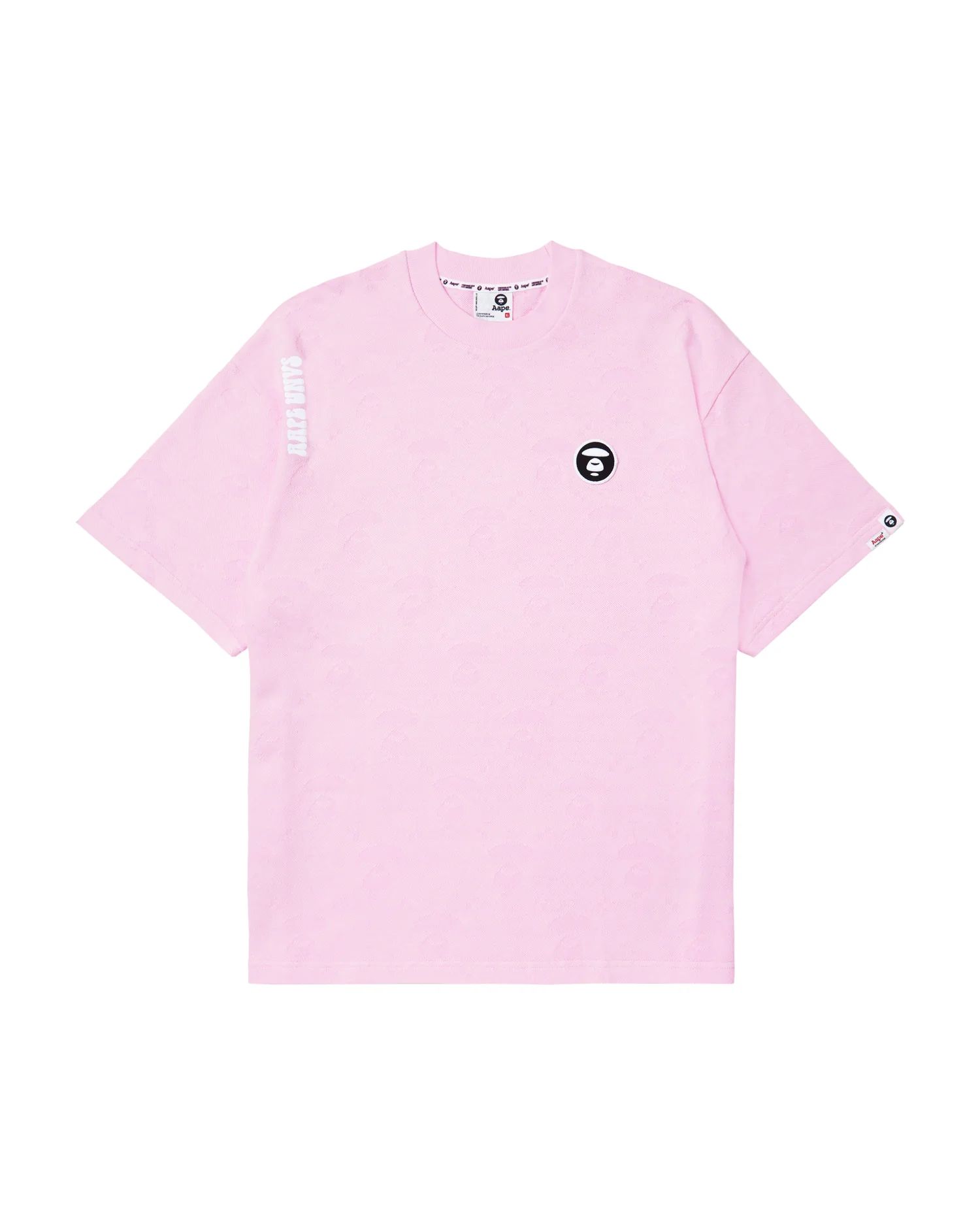 Moonface embroidered jacquard tee - Image 6