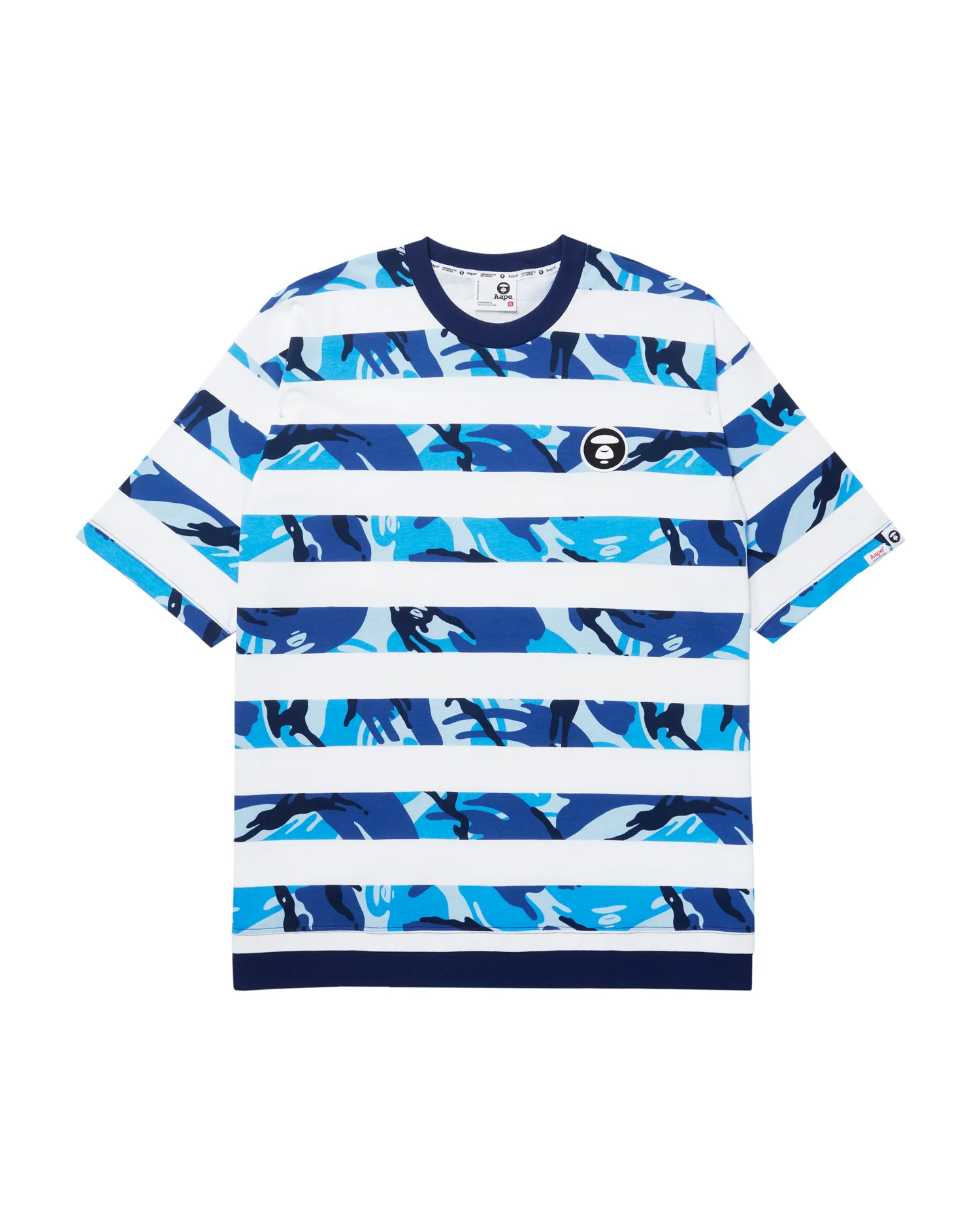 Moonface camo striped tee - Image 6