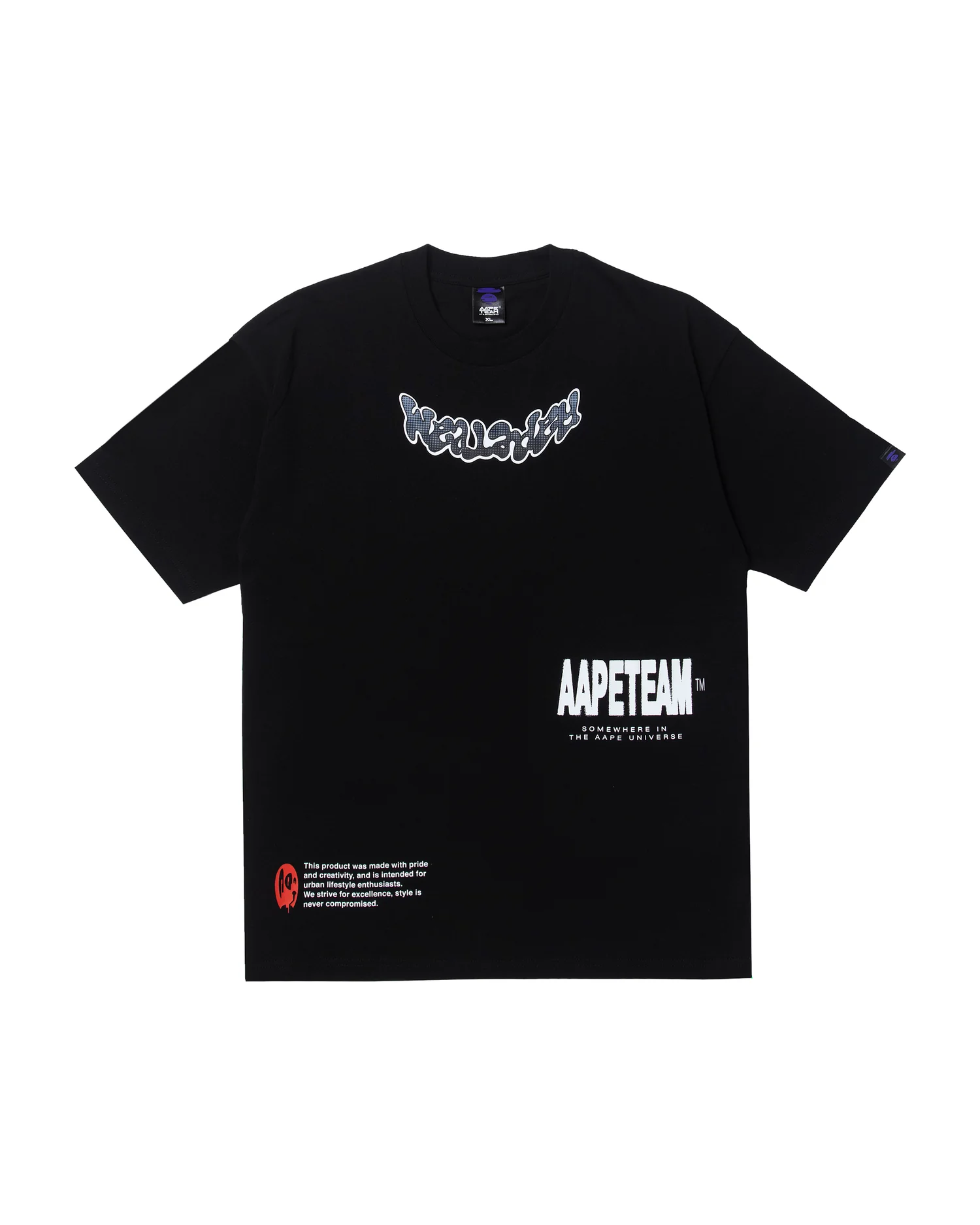 Moonface graphic-printed tee