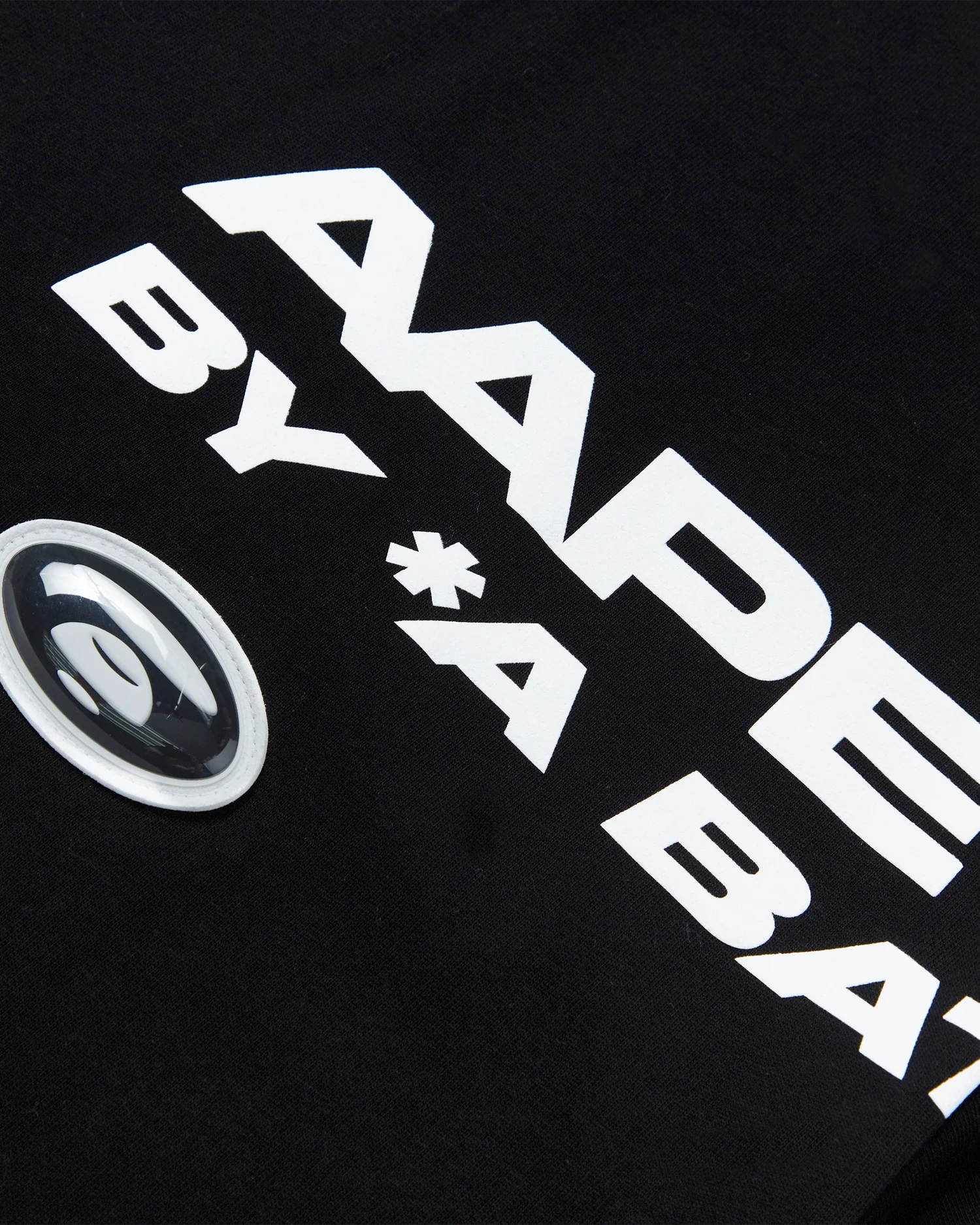 Moonface panelled printed tee - Image 3