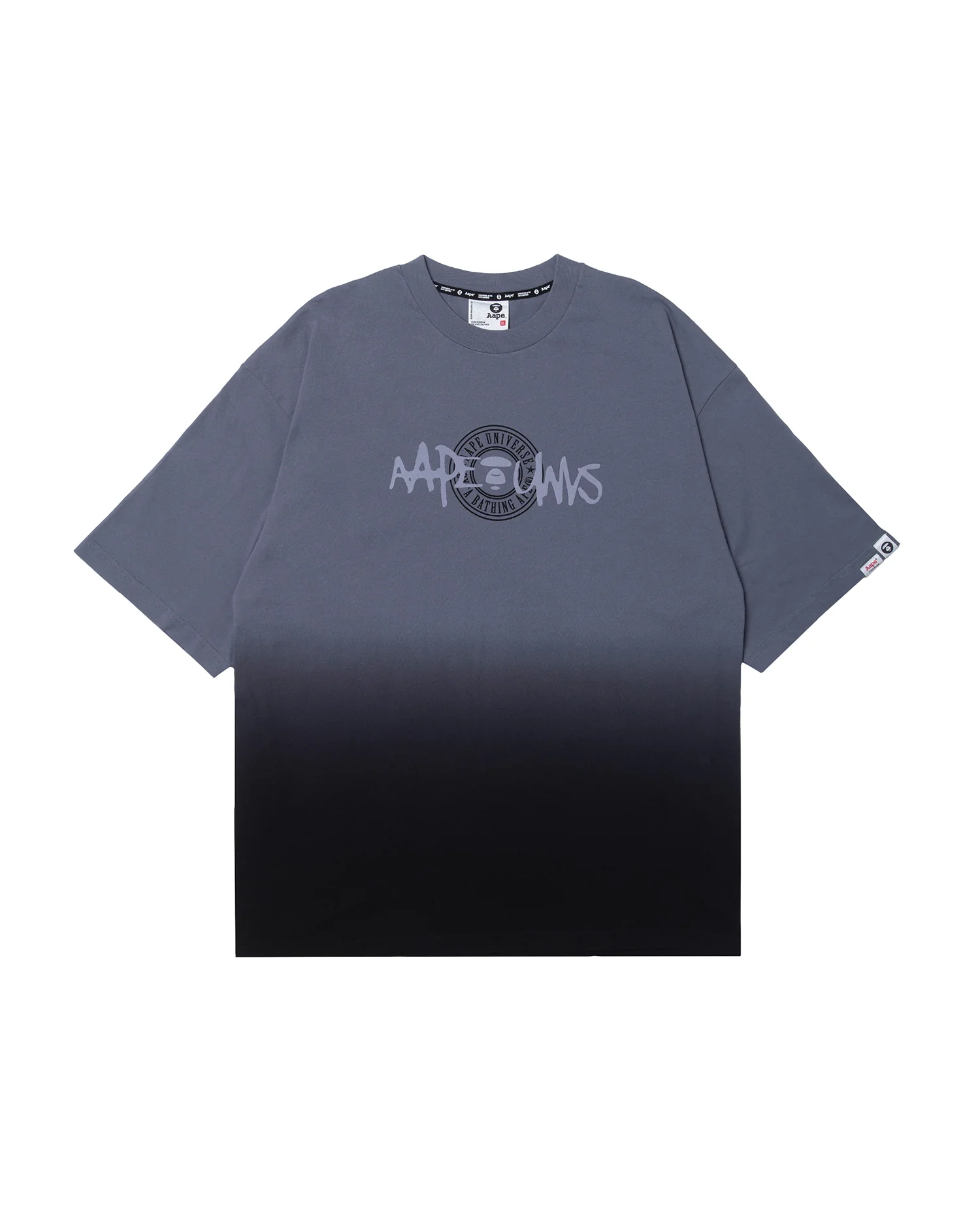 Moonface printed gradient tee