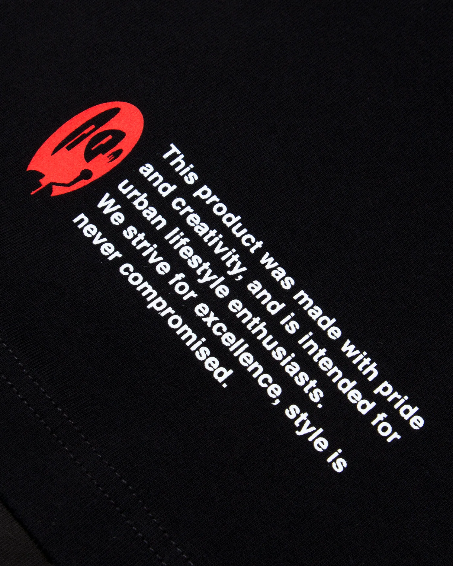 Moonface patch panelled tee - Image 4