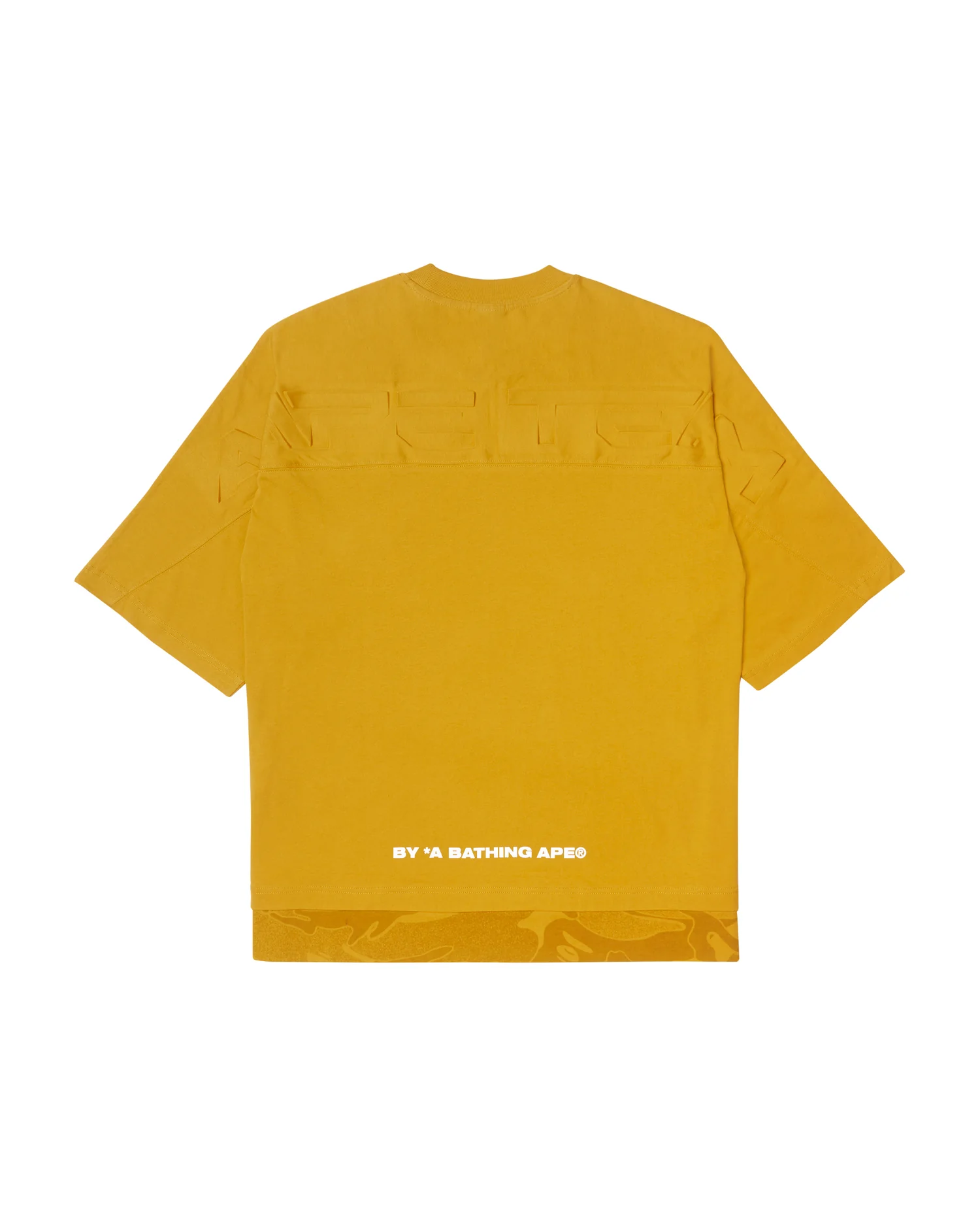 Moonface patch panelled tee - Image 7
