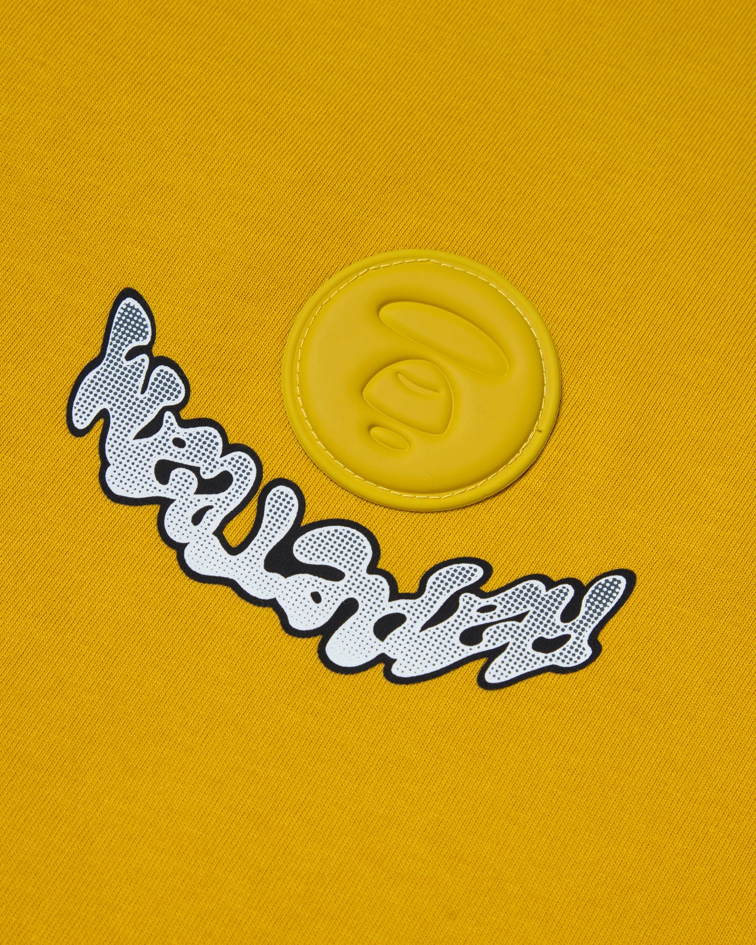 Moonface patch panelled tee - Image 8