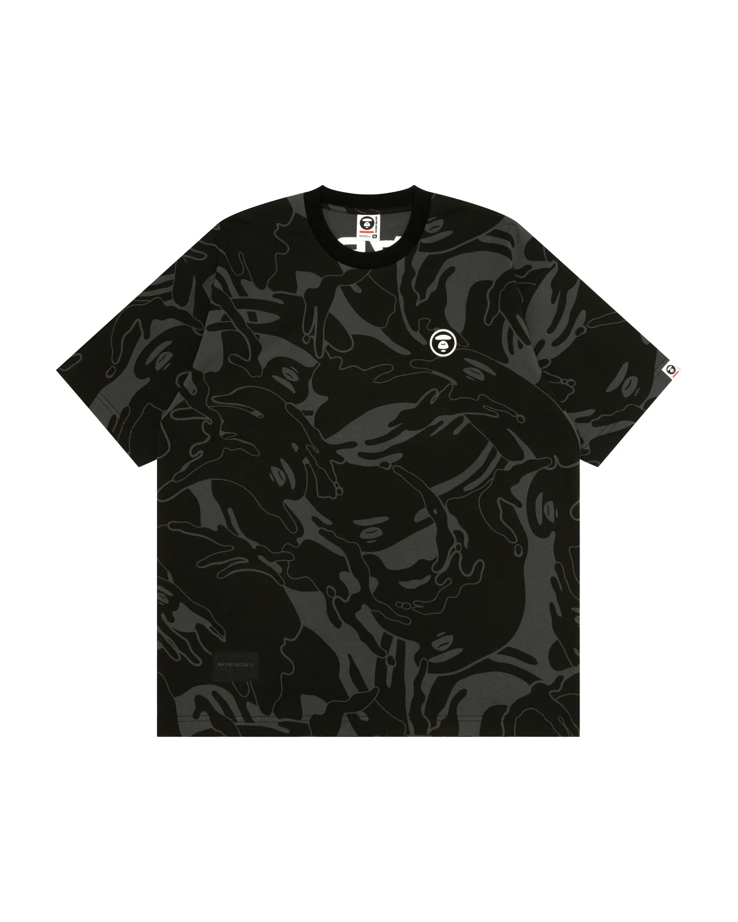 Moonface embroidered camo tee