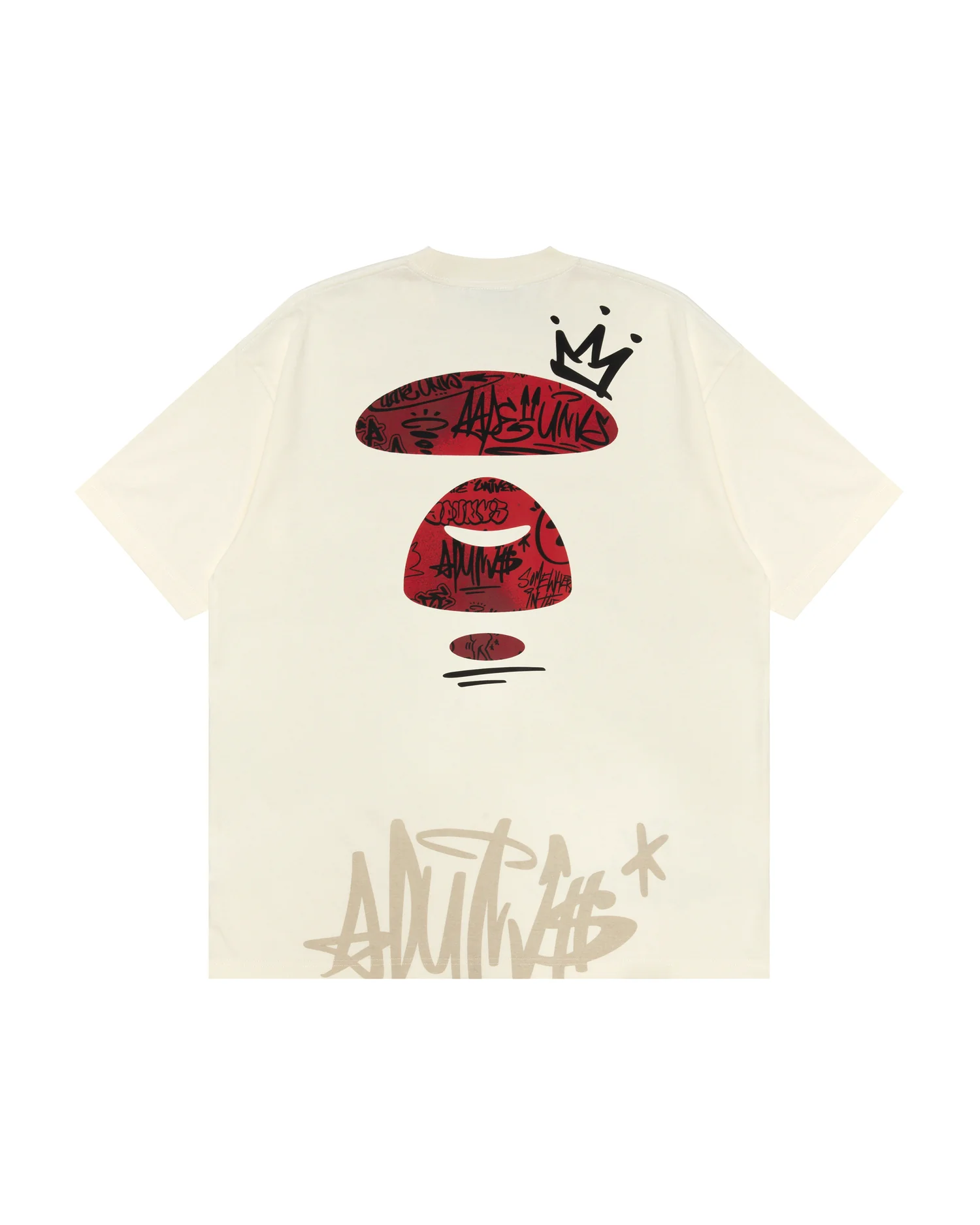 Moonface text print tee - Image 12