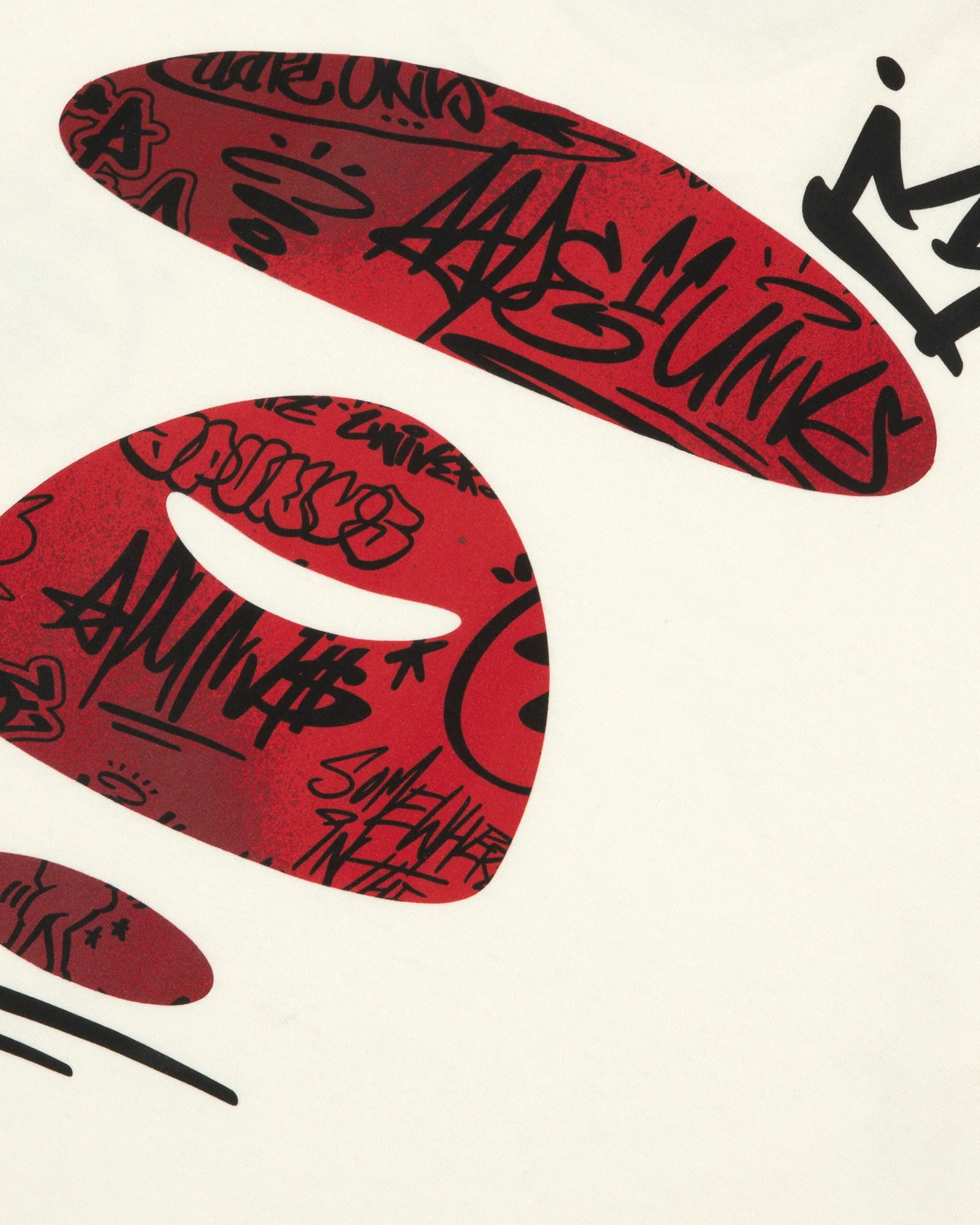 Moonface text print tee - Image 13