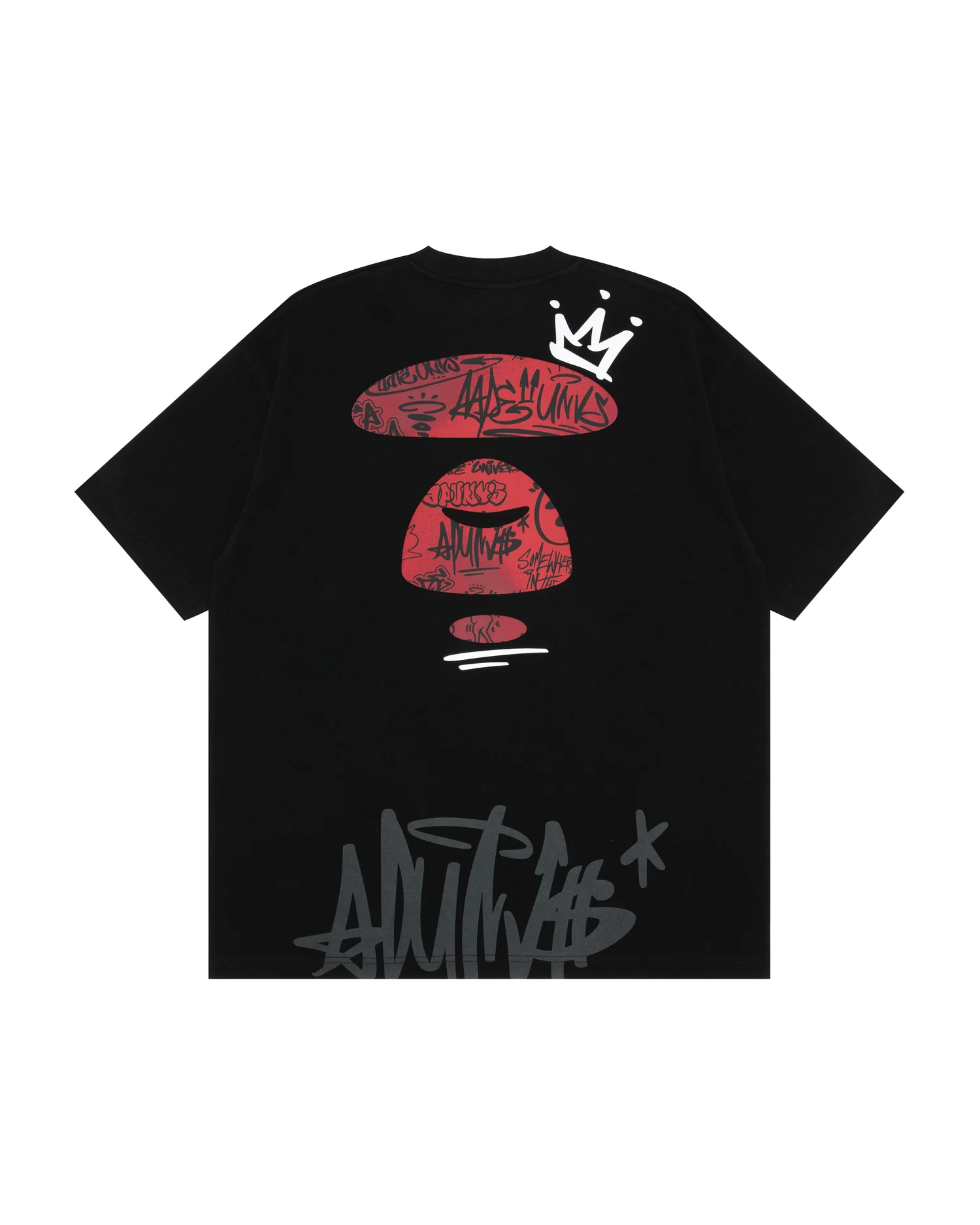 Moonface text print tee - Image 2