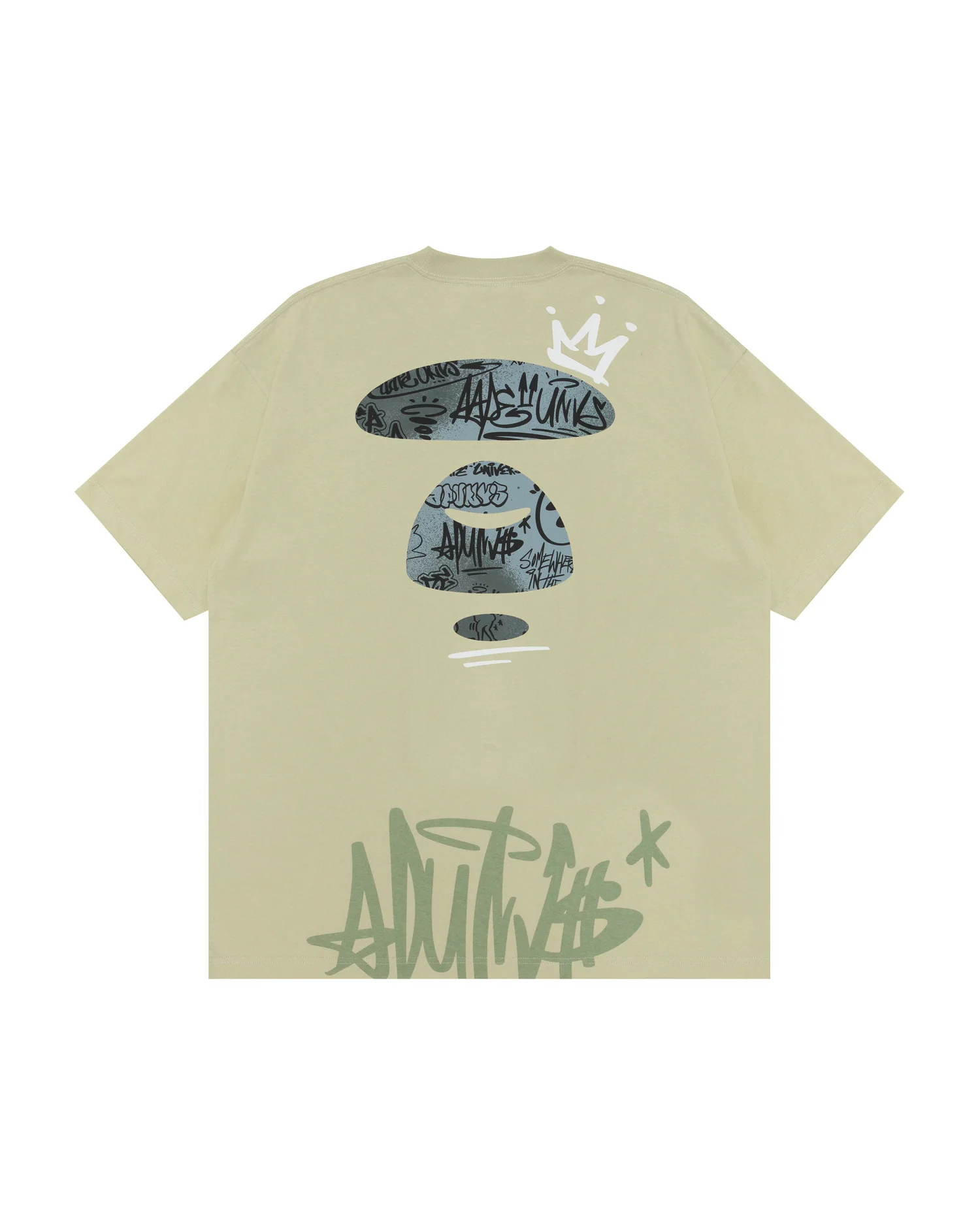 Moonface text print tee - Image 7