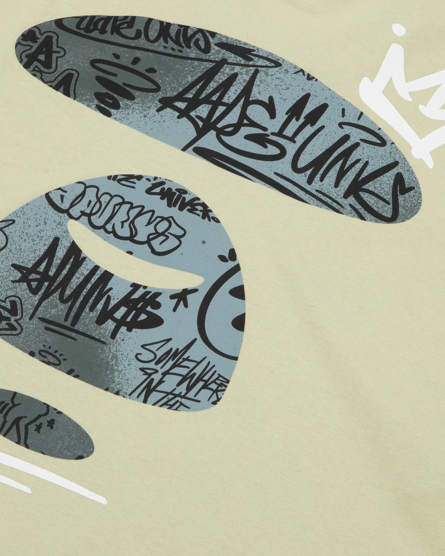 Moonface text print tee - Image 8