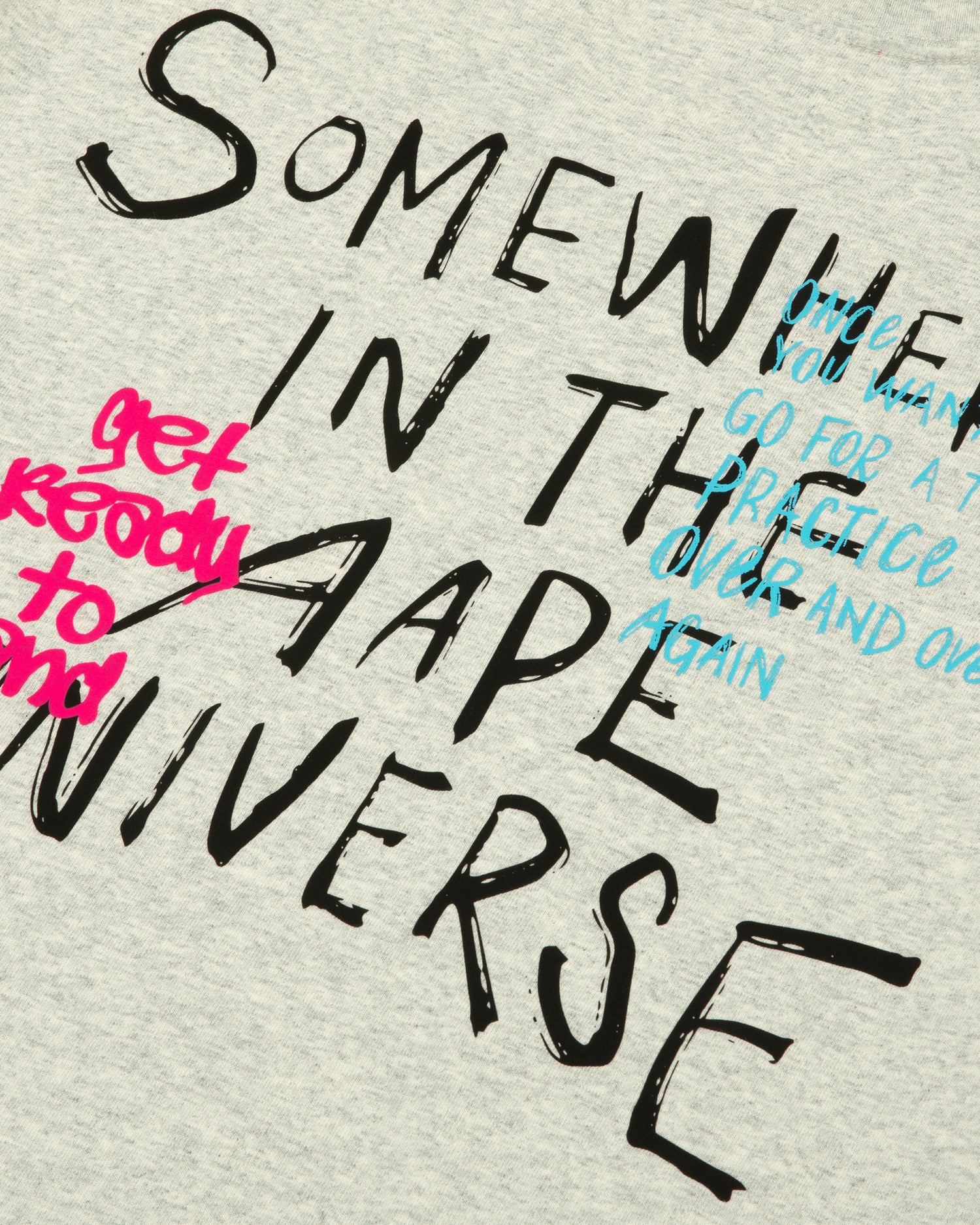 Moonface graffiti printed tee - Image 3