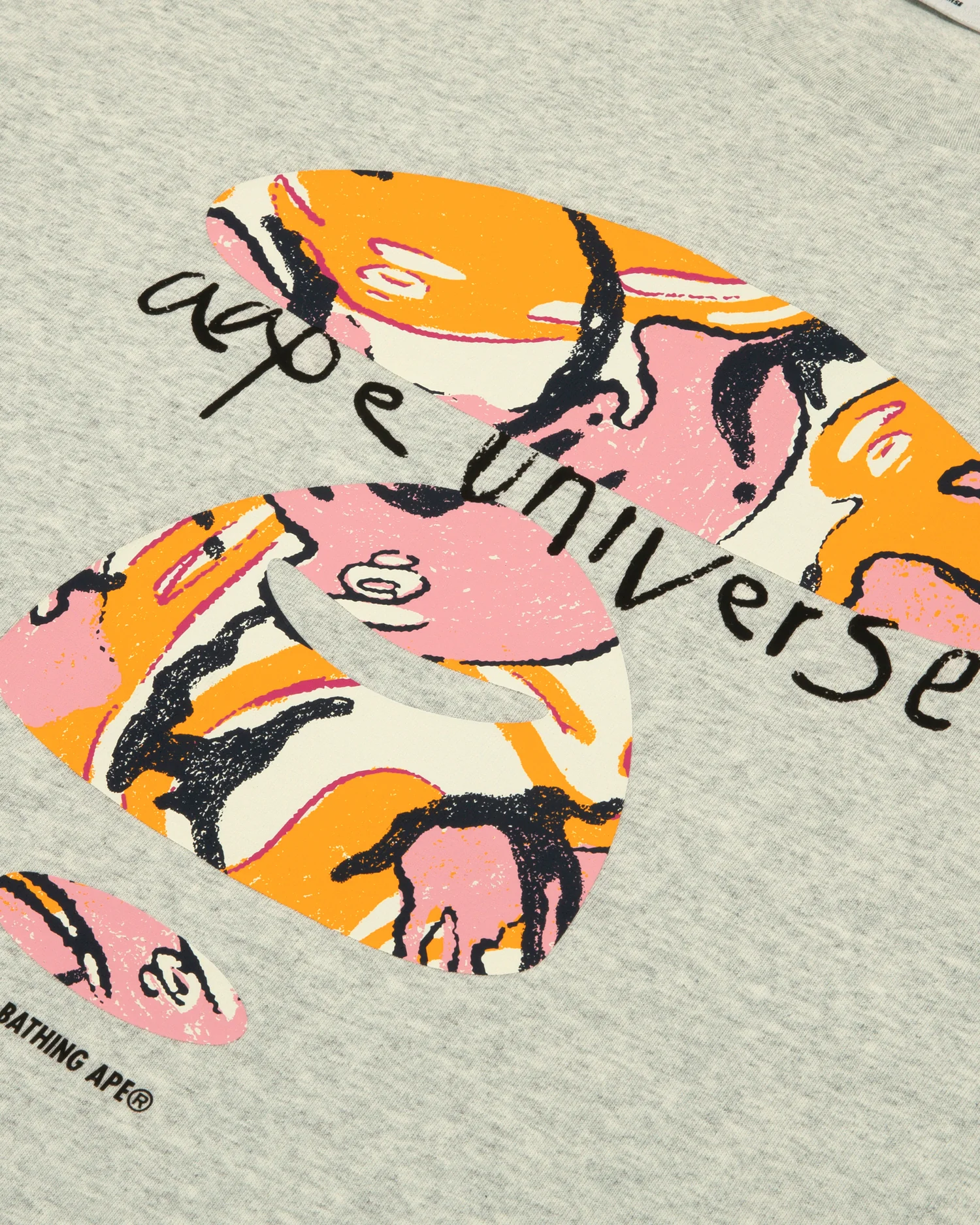 Moonface graffiti printed tee - Image 4