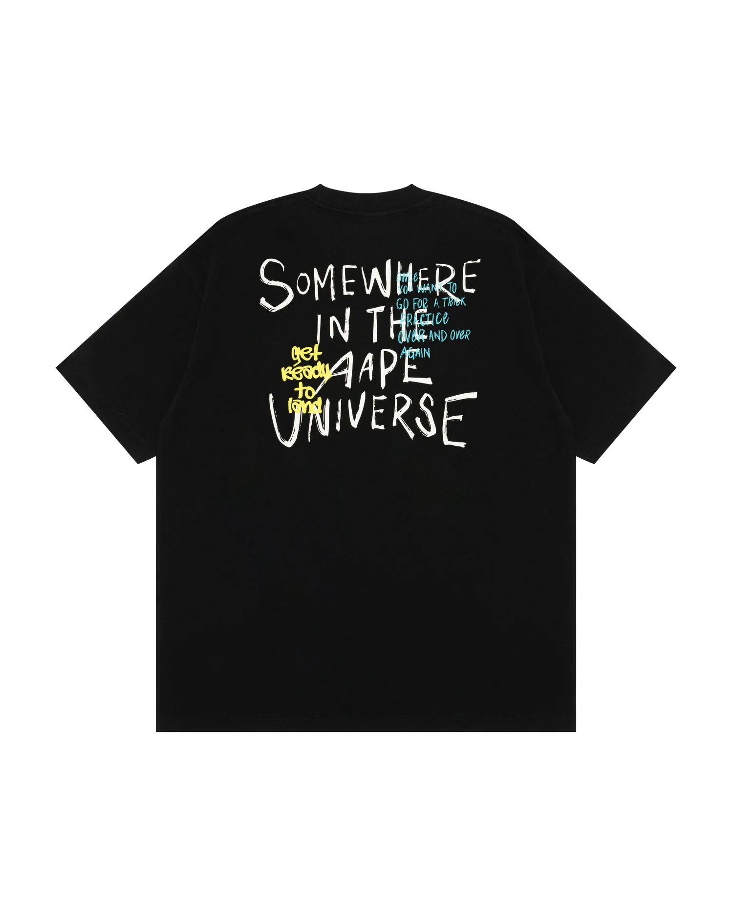 Moonface graffiti printed tee - Image 2