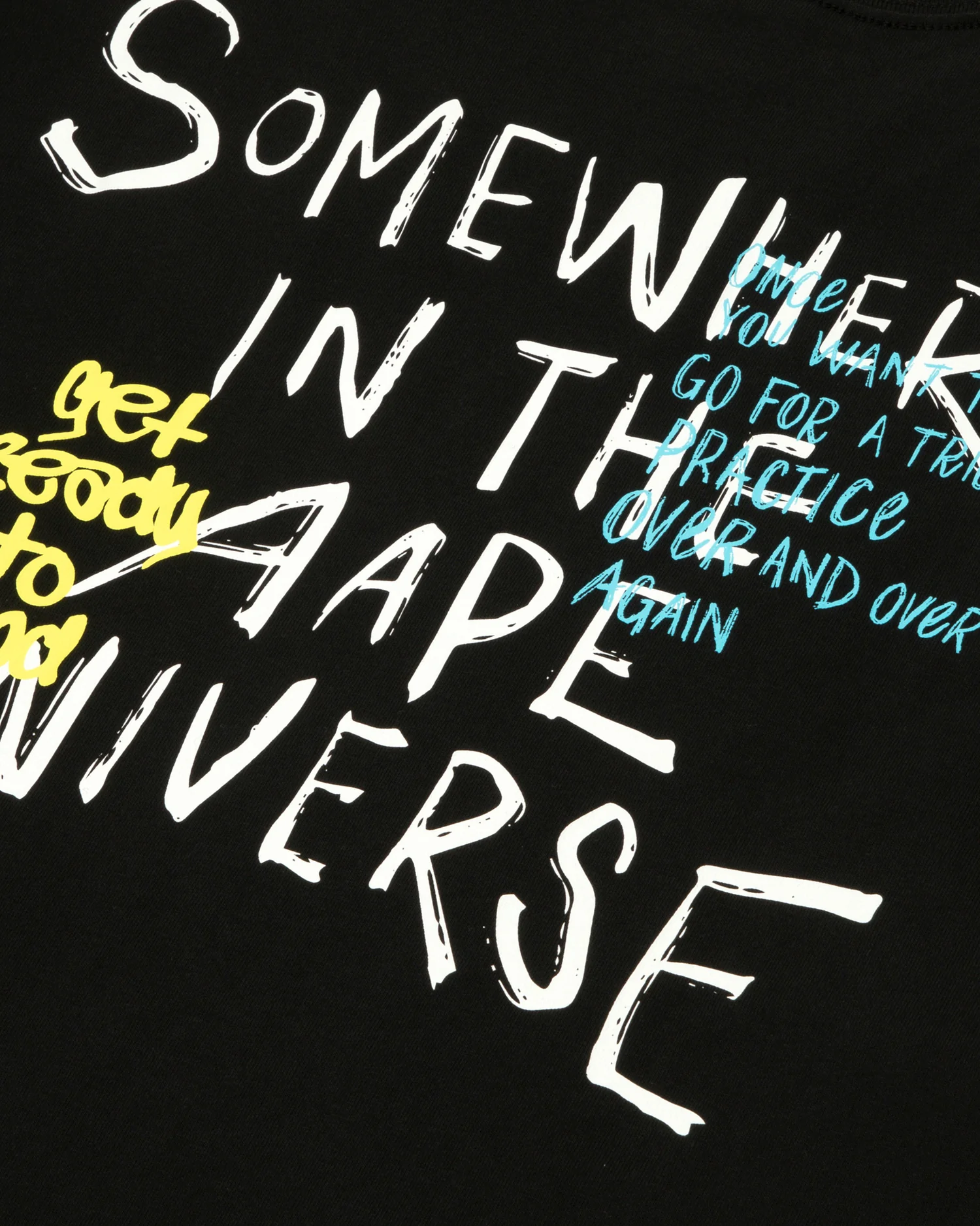 Moonface graffiti printed tee - Image 3