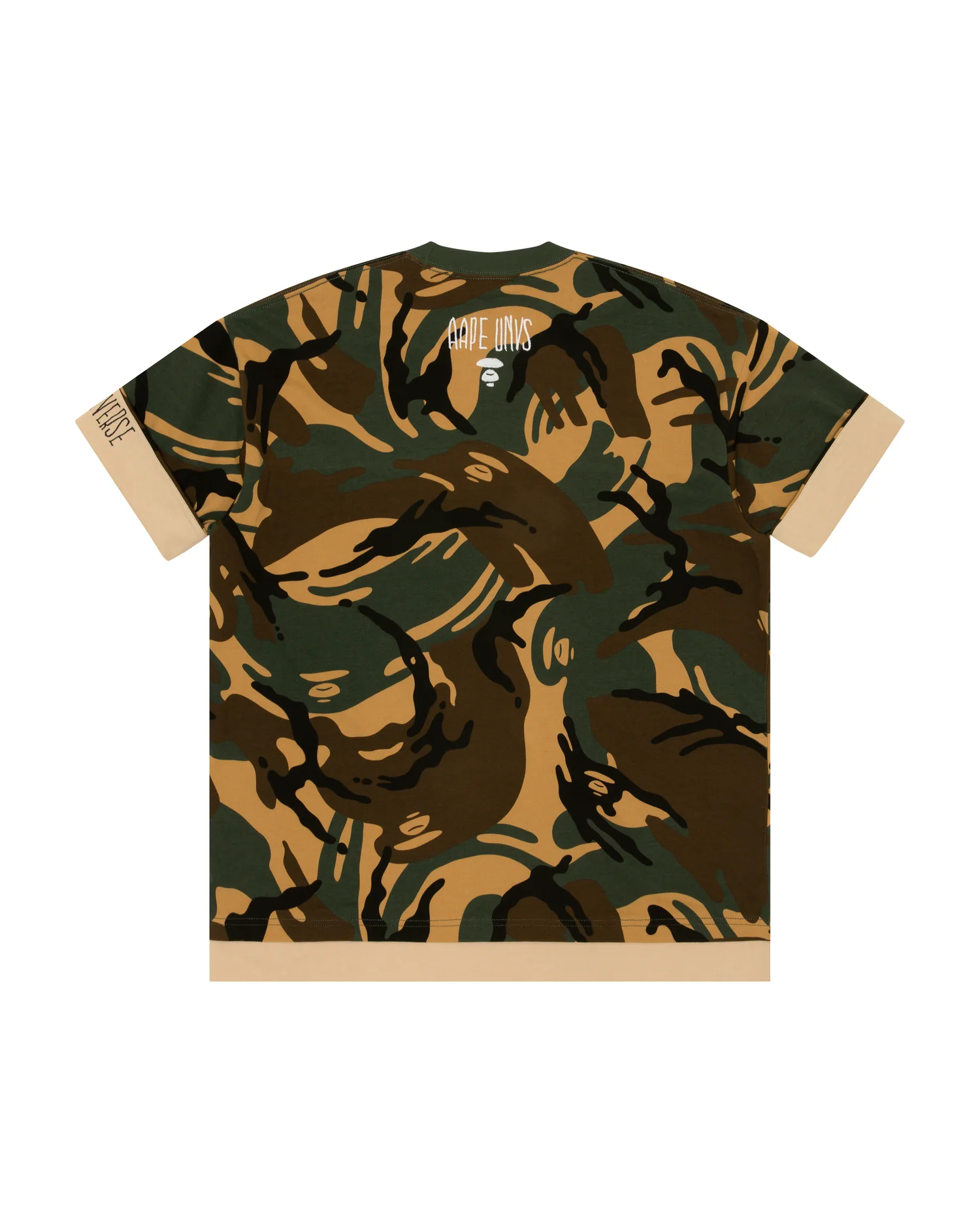 Moonface contrasting-trimmed tee - Image 2
