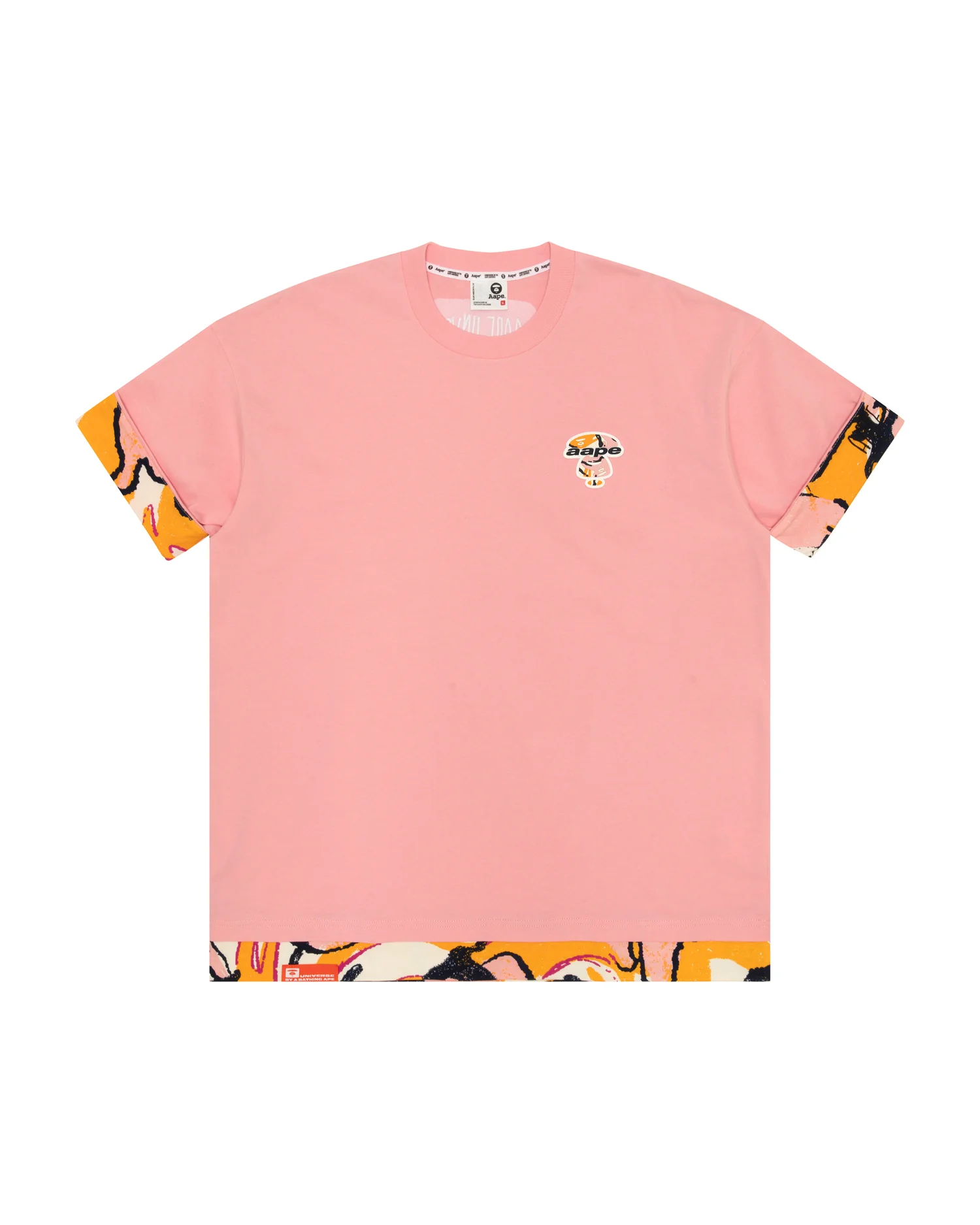 Moonface contrasting-trimmed tee - Image 6