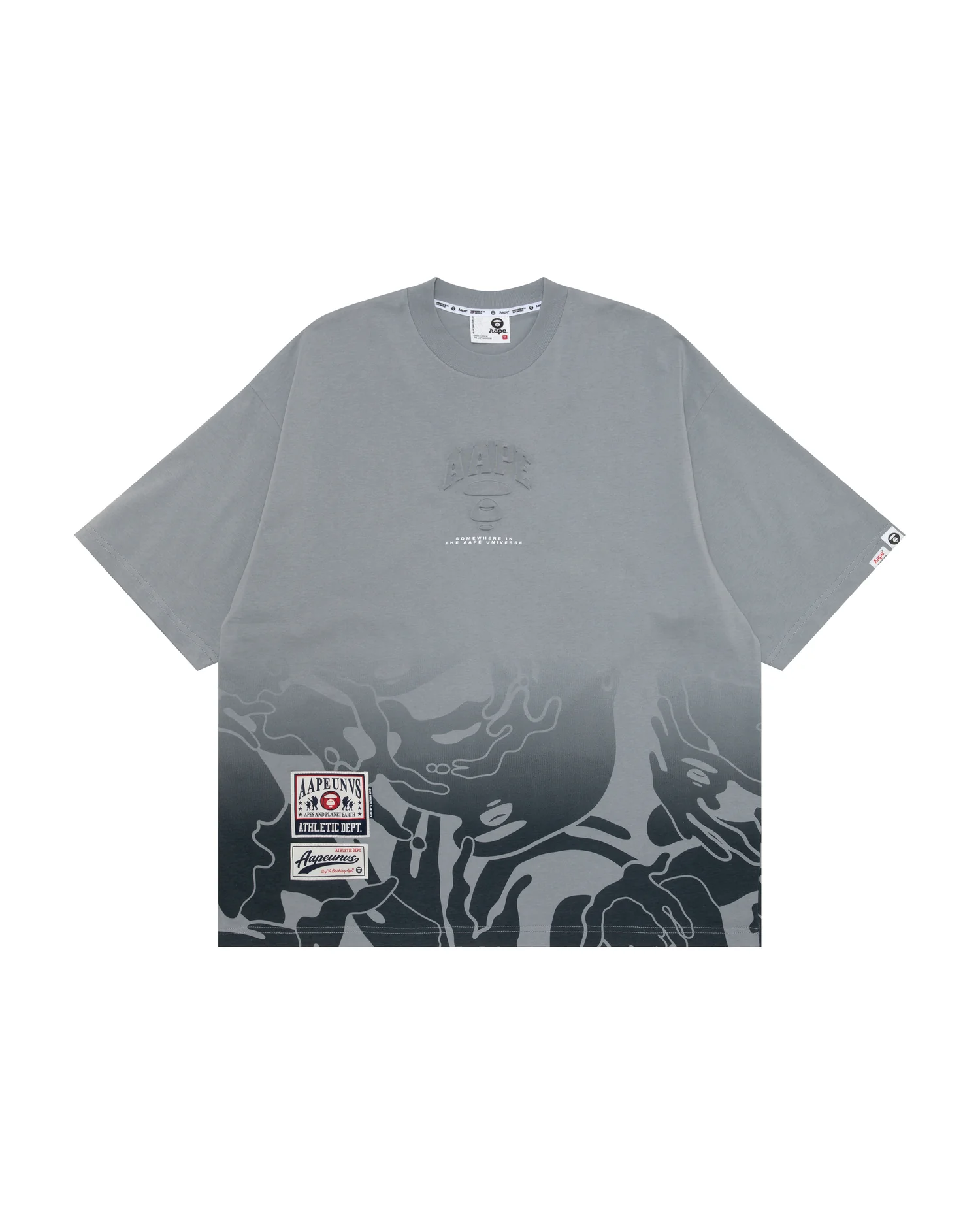Moonface embossed camo tee - Image 6