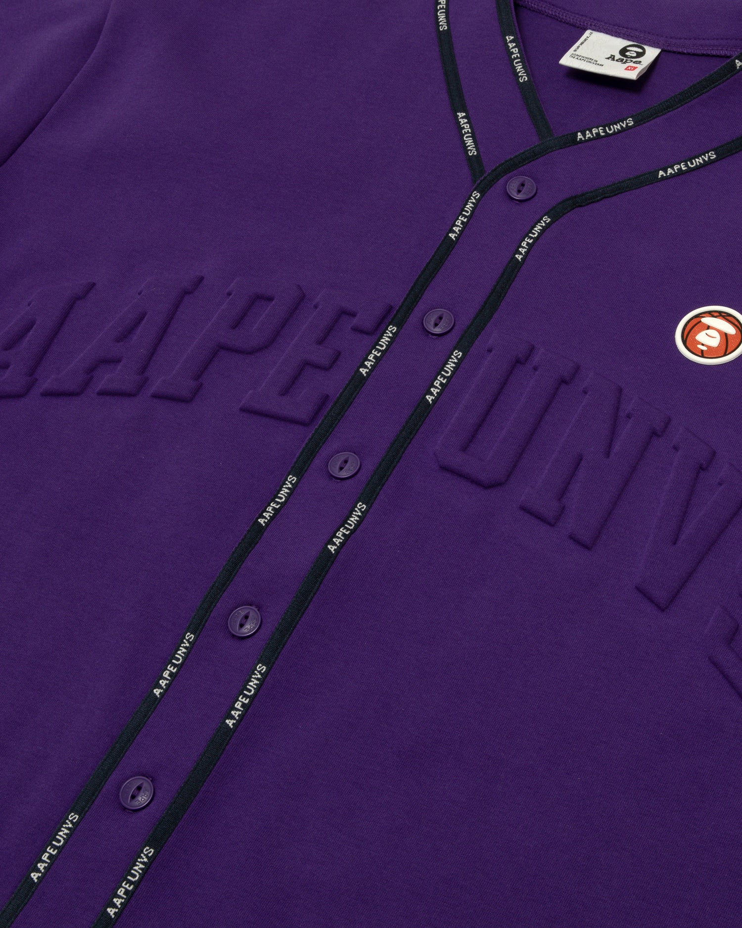 Moonface patch baseball shirt - Image 10