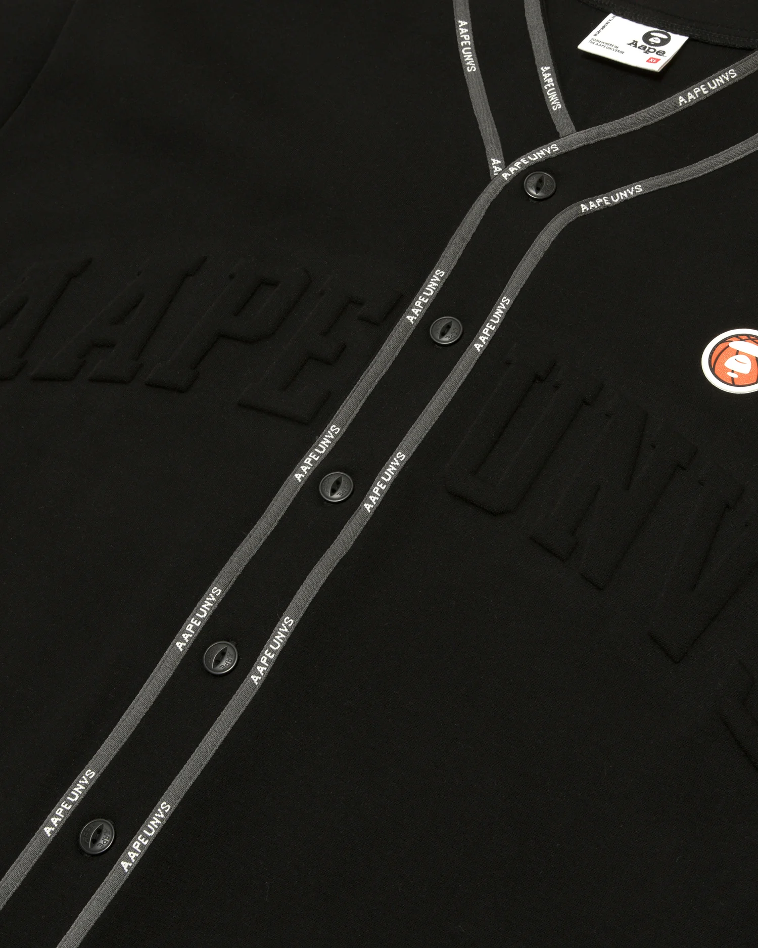 Moonface patch baseball shirt - Image 5